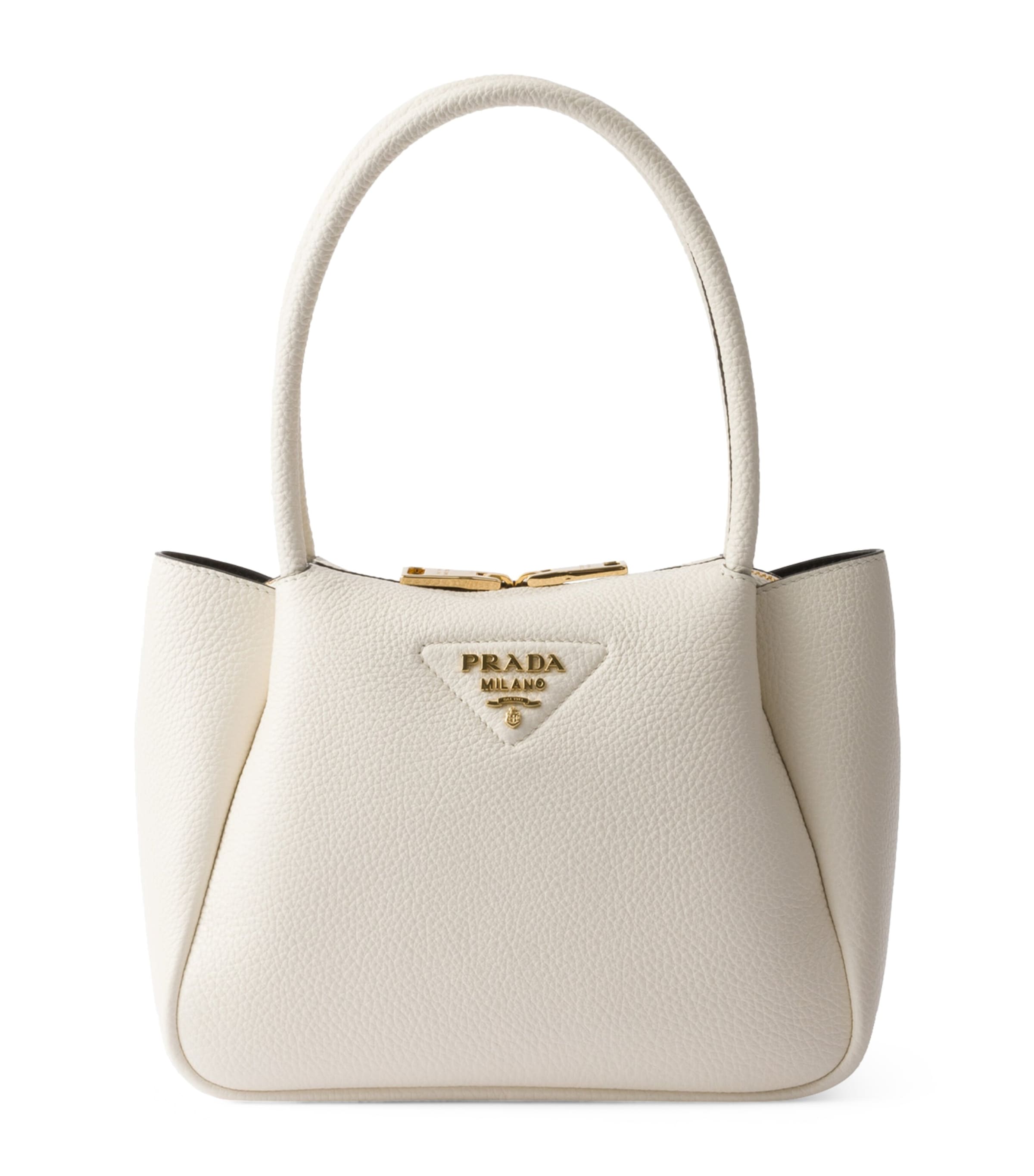 Small Leather Top-Handle Bag