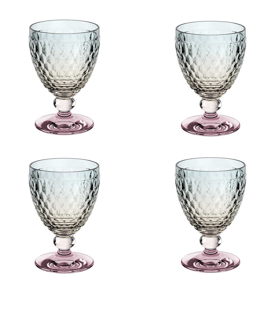 Set of 4 Boston Pearl Red Wine Glasses (200ml)