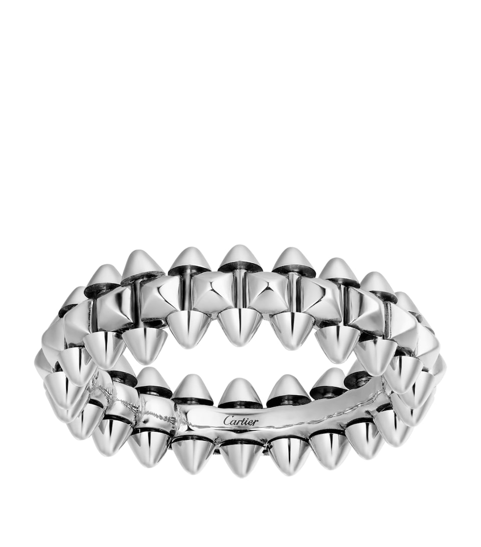 Small White Gold Clash de Cartier Ring