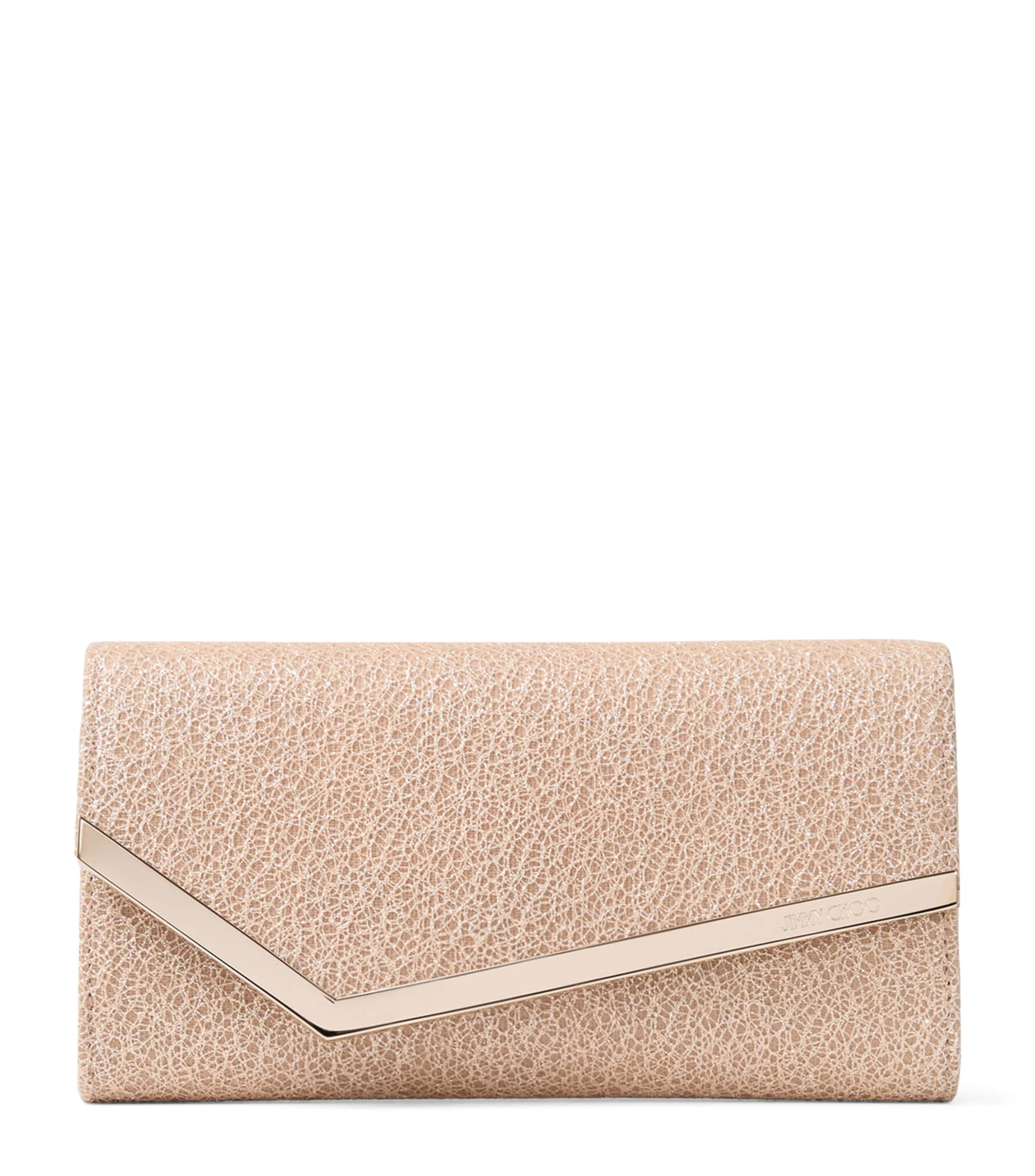 Jimmy Choo Emmie Clutch Bag Macaron/light Gold