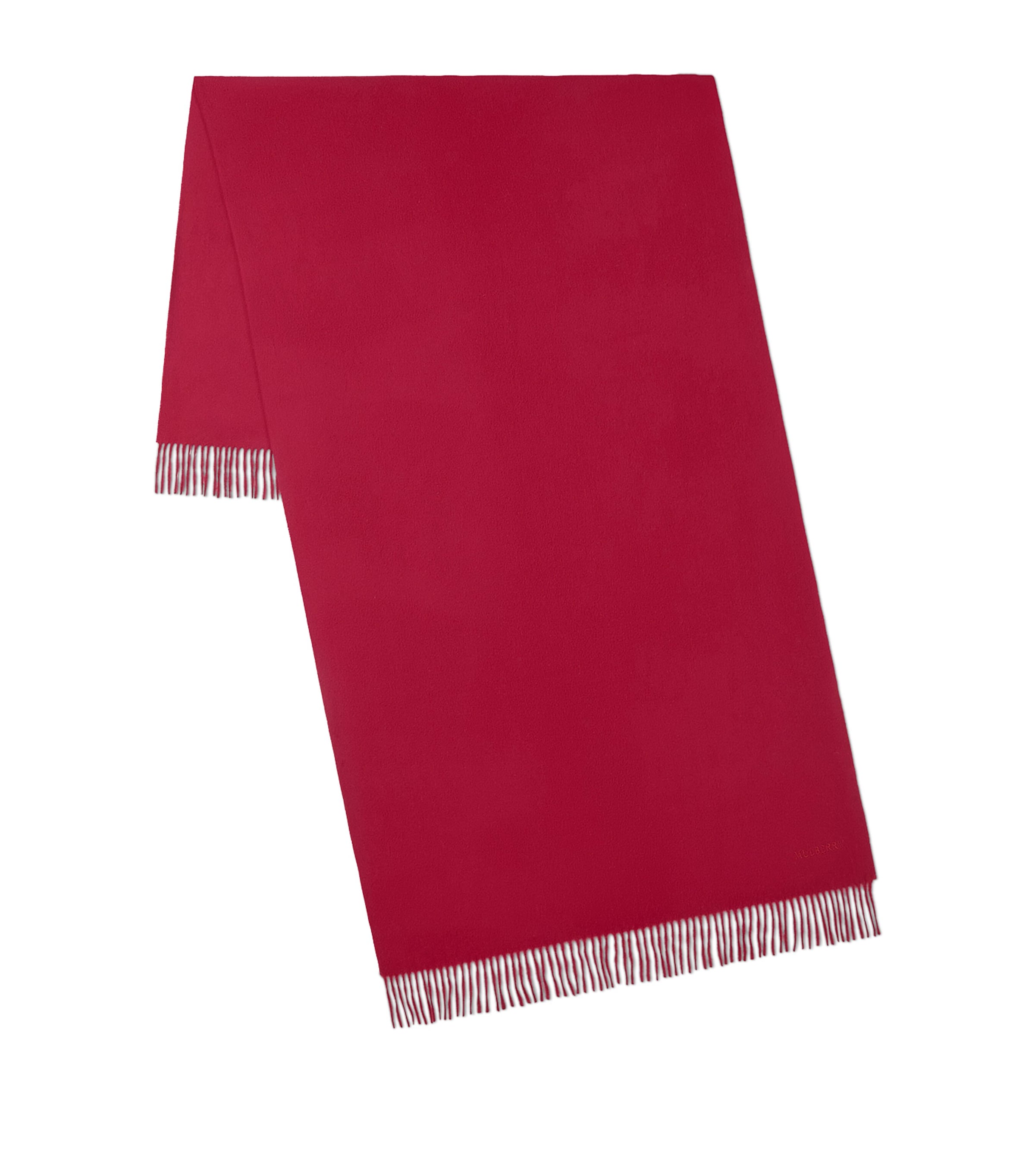 Mulberry Merino Wool Scarf Apple Red