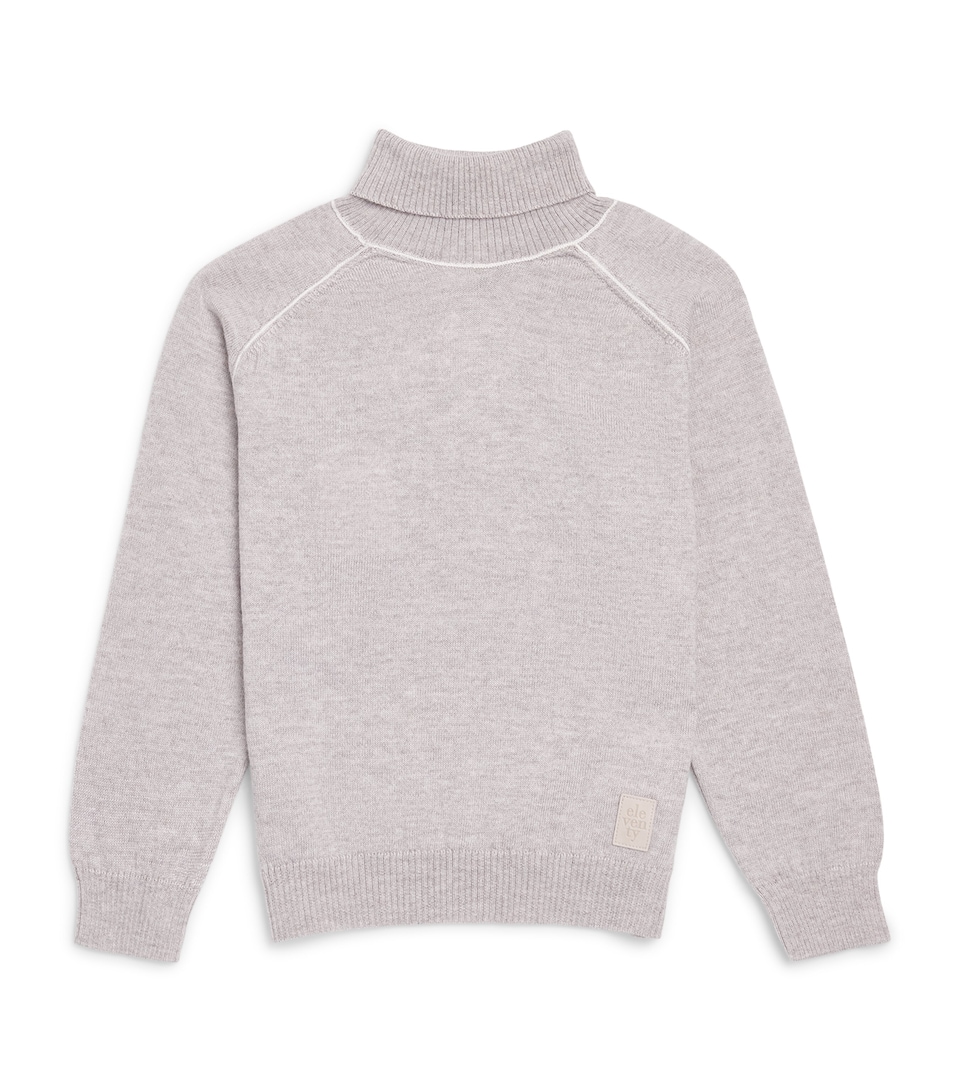 Eleventy Kids Virgin Wool Rollneck Sweater (2-16 Years) Bei Ch.mel/avo