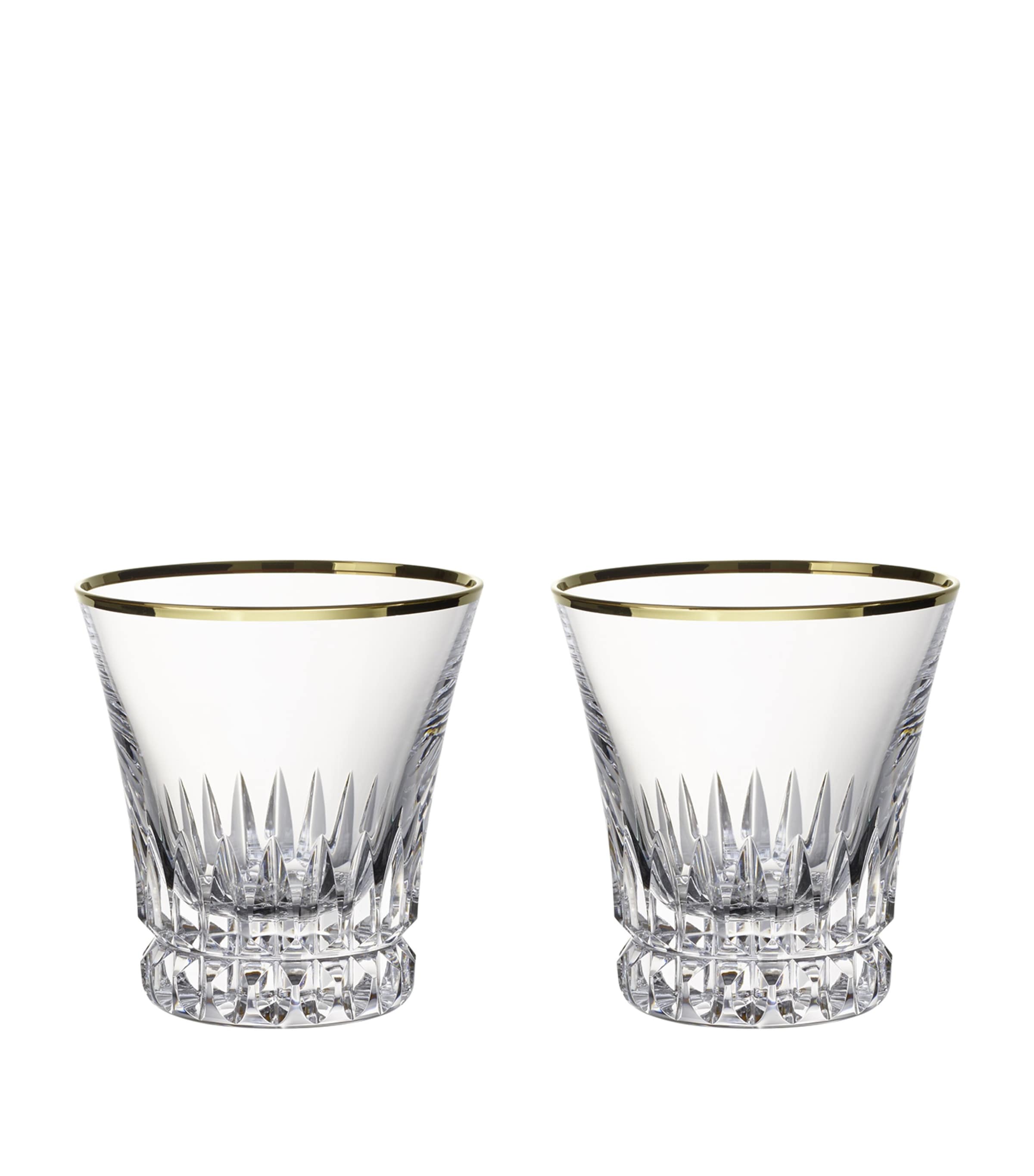 Villeroy & Boch Crystal Grand Royal Gold Tumblers (Set of 2) Clear