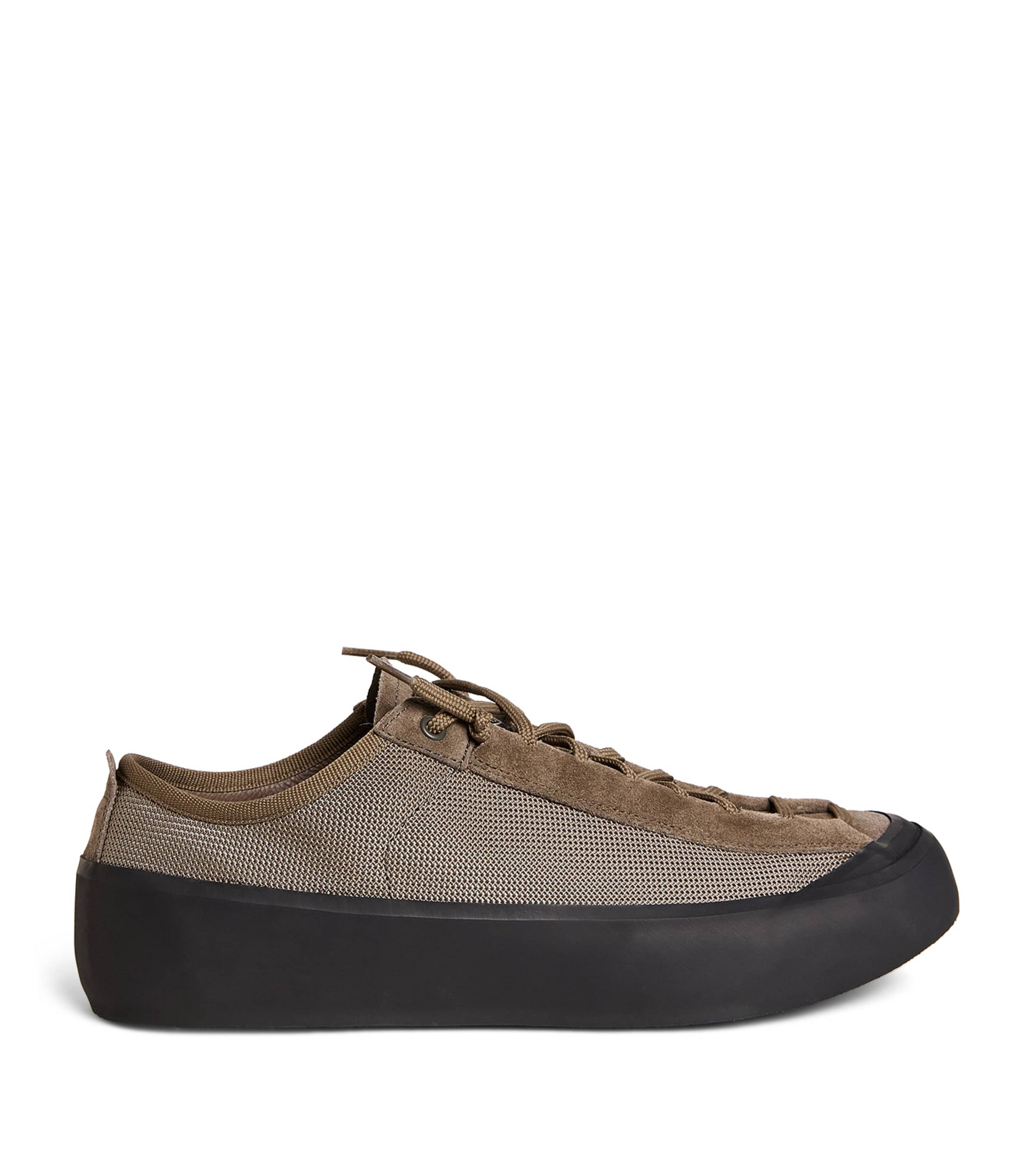 Mesh-Suede Sneakers