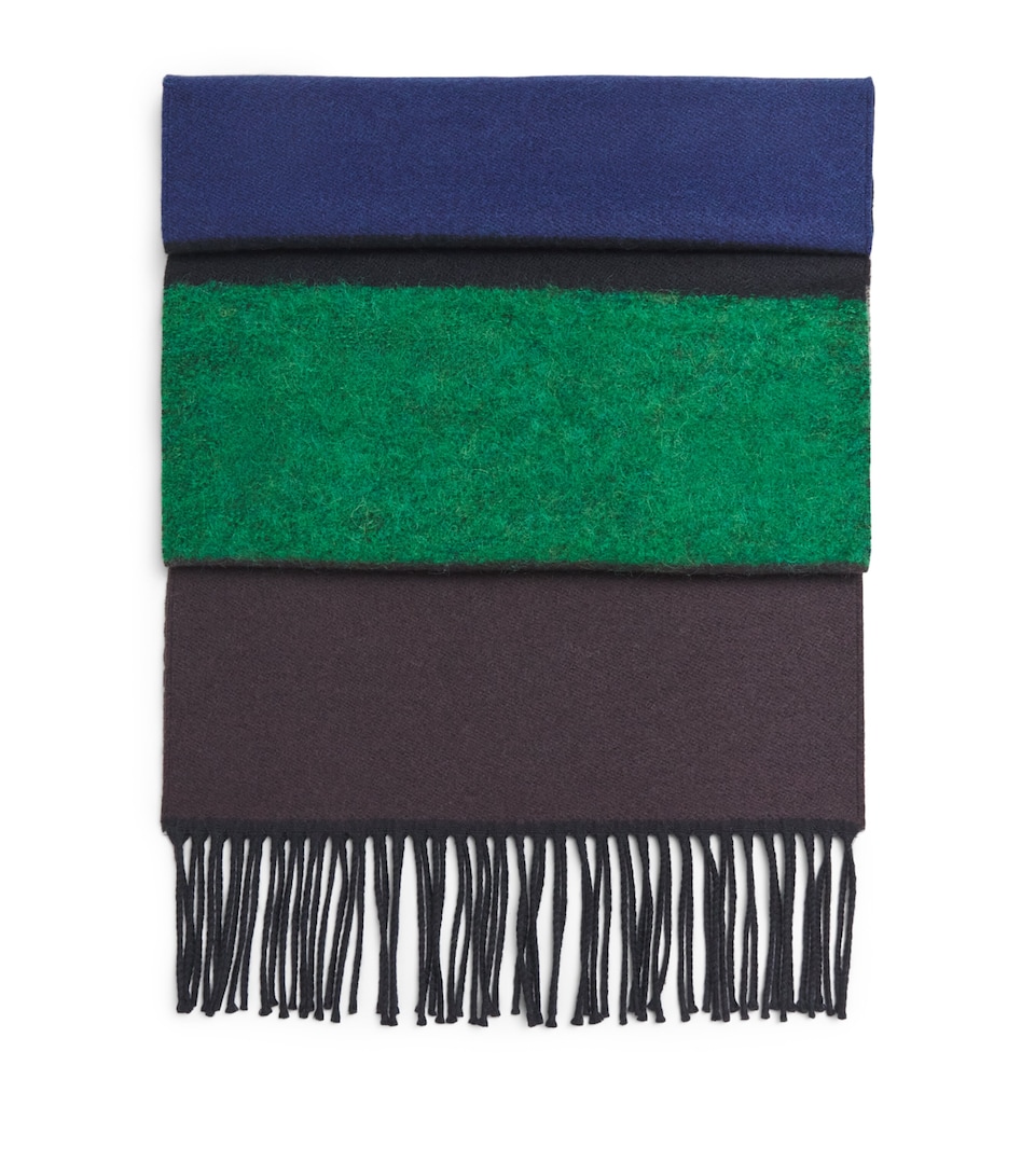 Paul Smith Bouclé Stripe Scarf