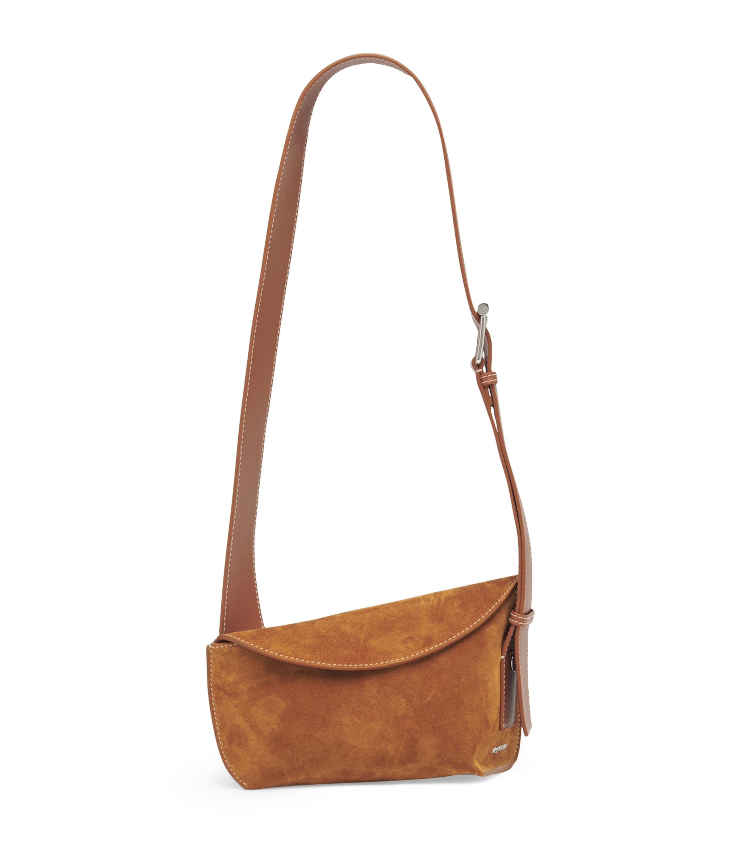 Suede Sling Cross-Body Bag