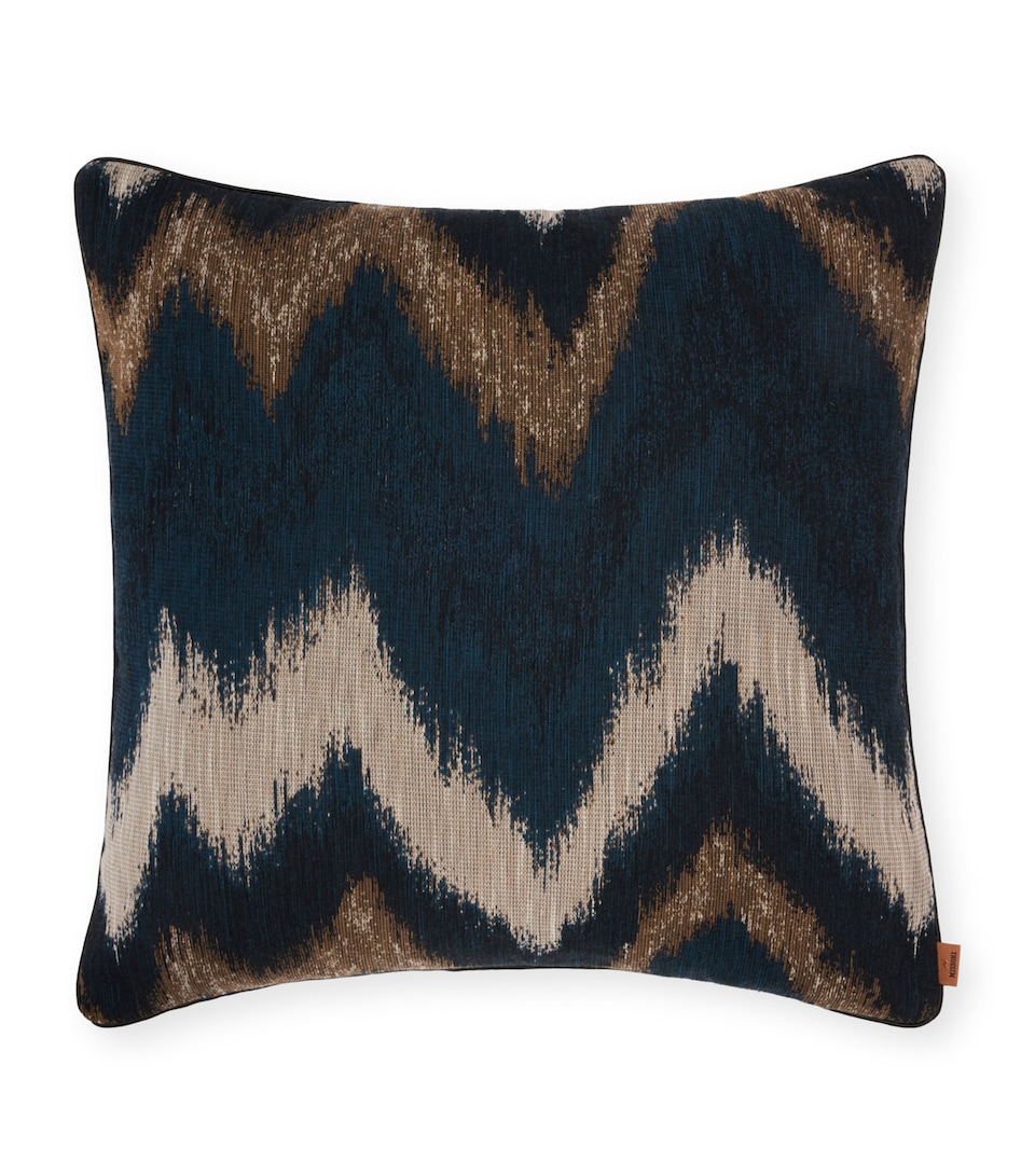 Missoni Zigzag Ikat Cushion (45cm x 45cm) Blue Multicolour