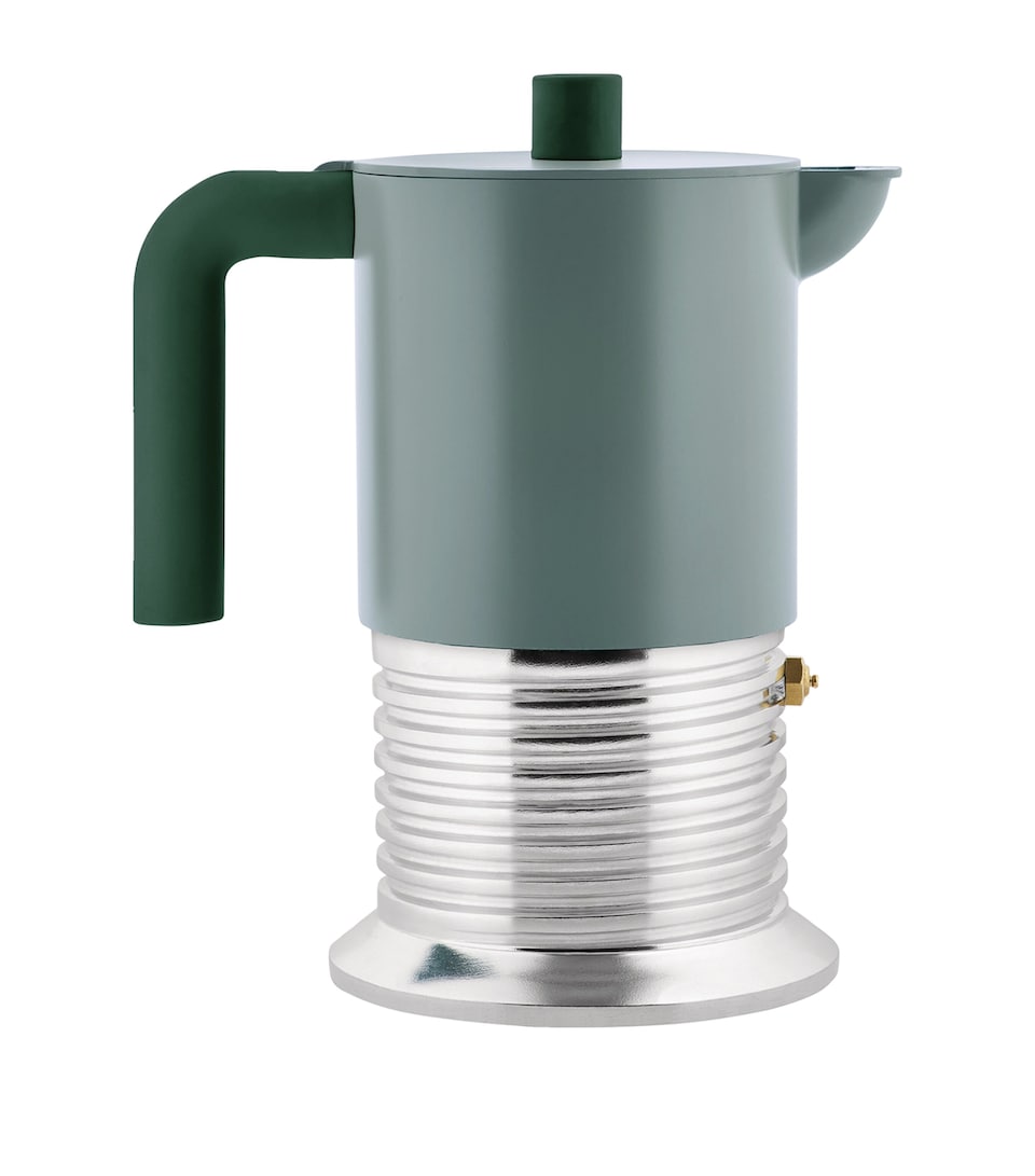 Alessi Vite Espresso Coffee Maker Green