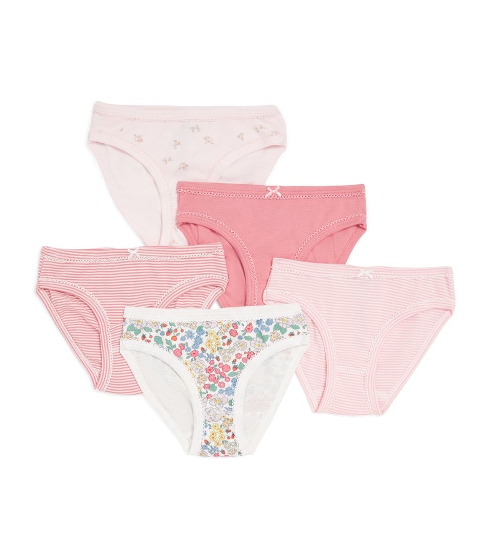 Petit Bateau Pack of 5 Cotton Briefs (6-12 Years)