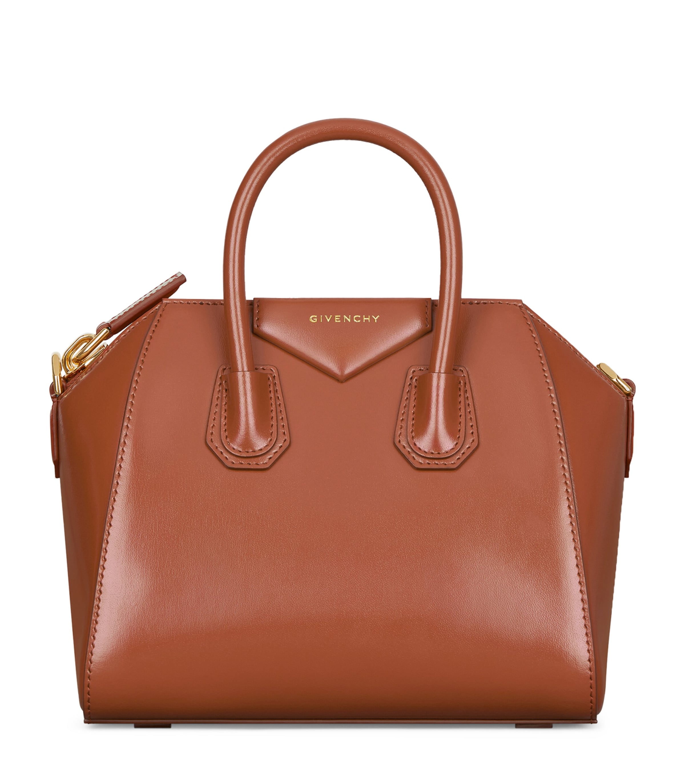 Mini Leather Antigona Top-Handle BAg