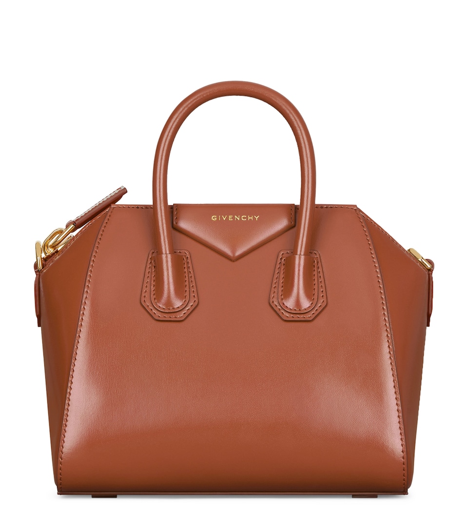 Mini Leather Antigona Top-Handle BAg