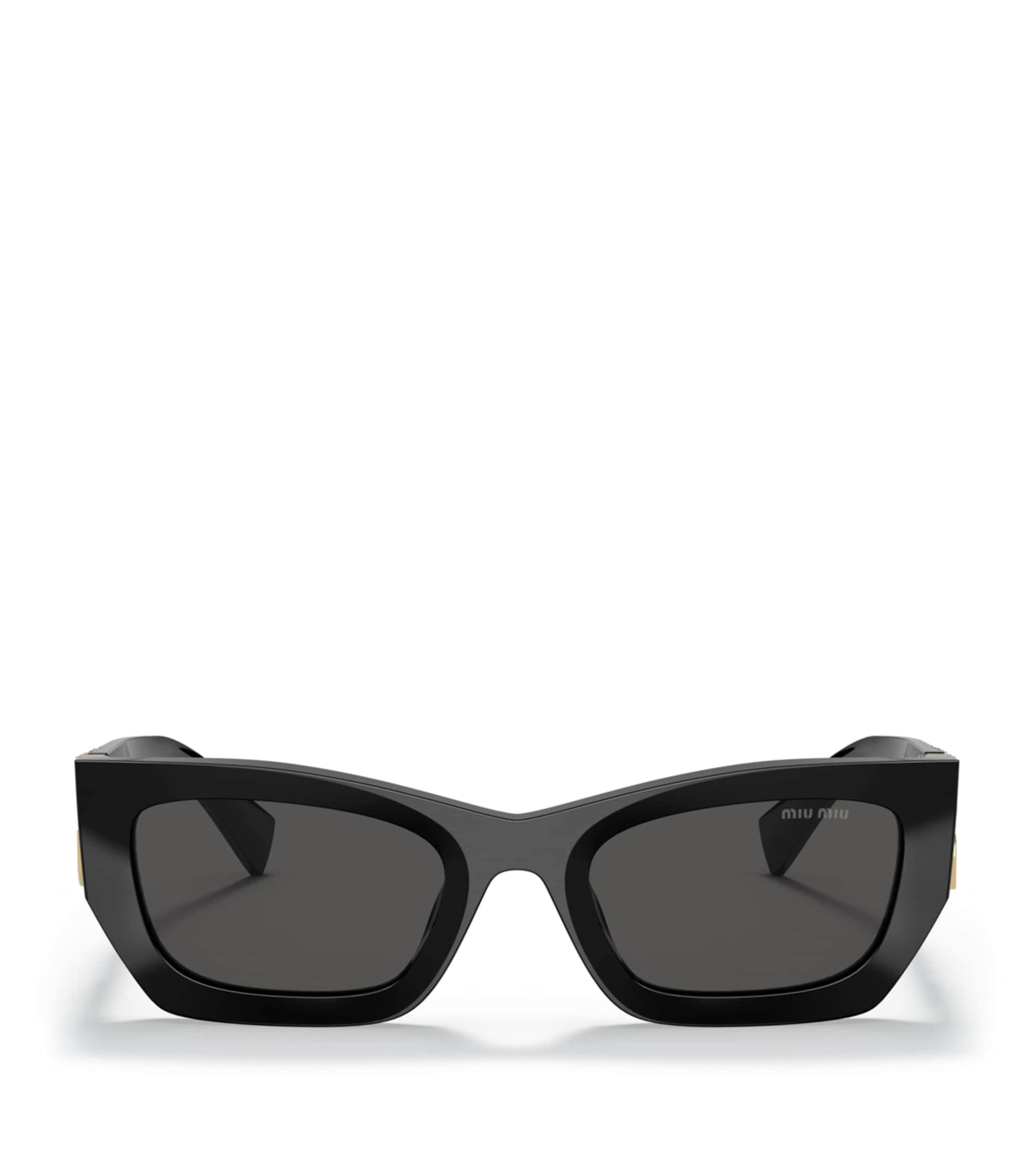 Miu Miu Acetate Runway Rectangle Sunglasses