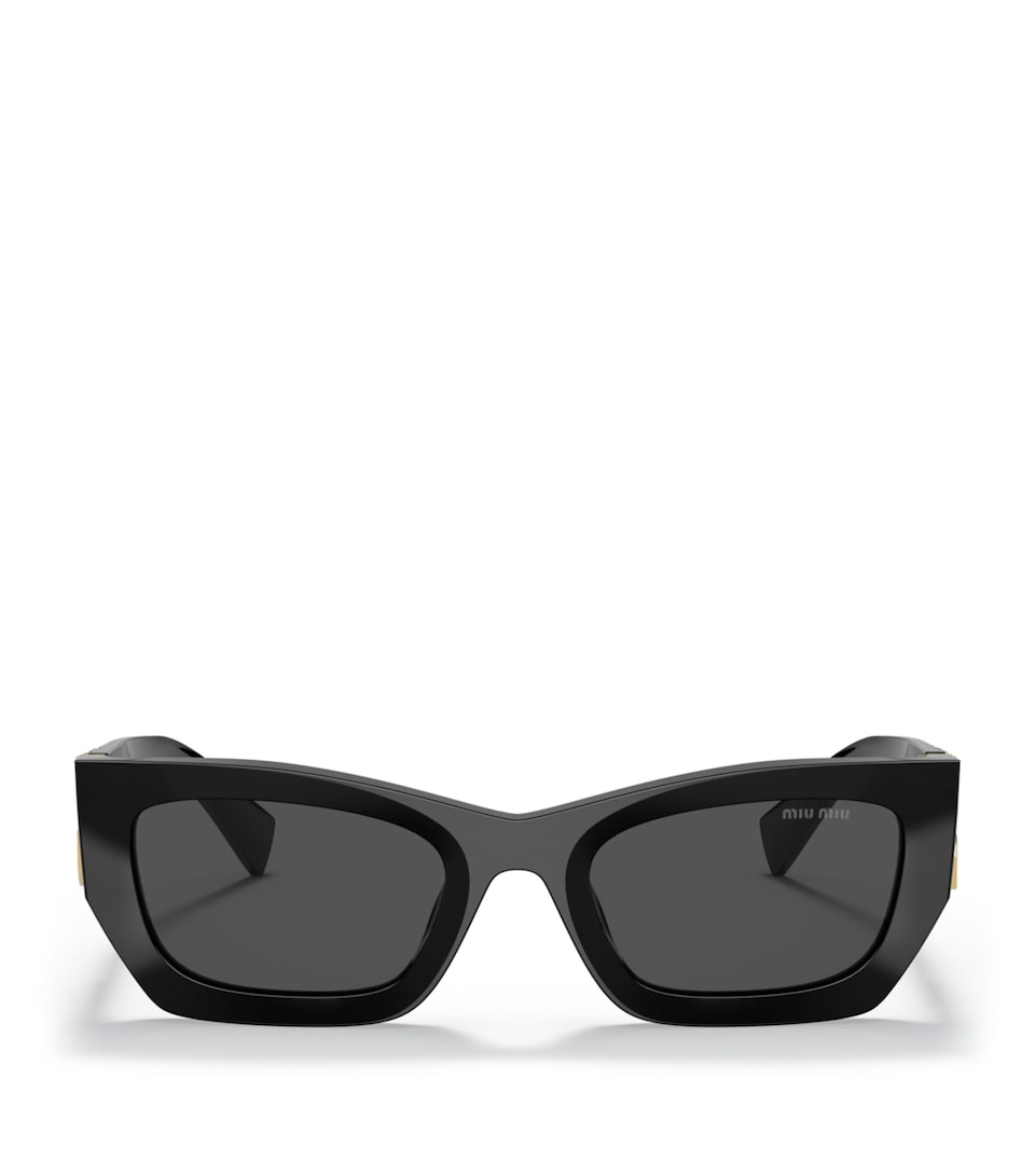 Miu Miu Acetate Runway Rectangle Sunglasses
