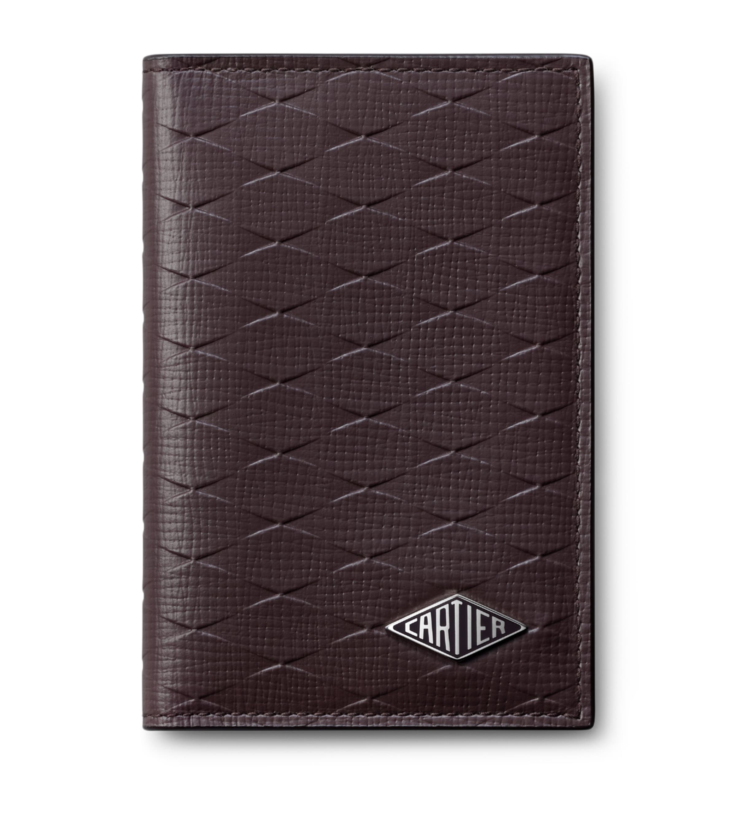 Leather Cartier Losange Card Holder
