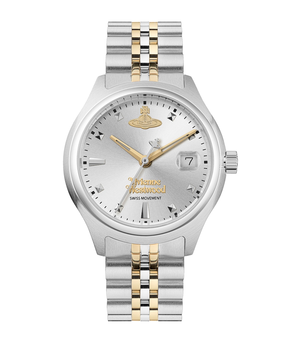 Vivienne Westwood Stainless Steel Little Camberwell Watch 29mm Silver/gold Silver