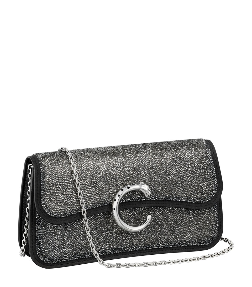 Mini Embellished Panthère de Cartier Cross-Body Bag