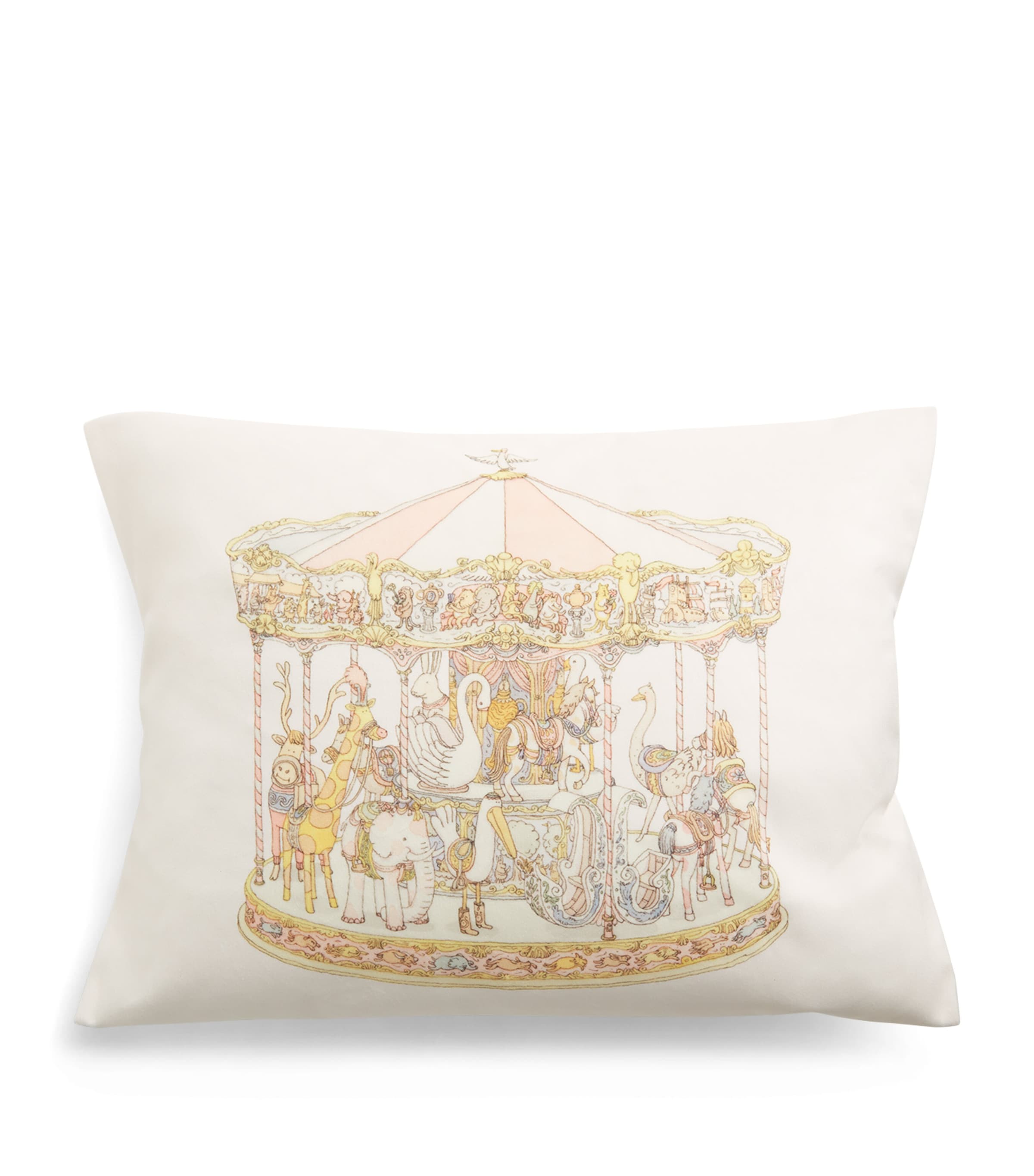Atelier Choux Cotton-Velour Carousel Cushion