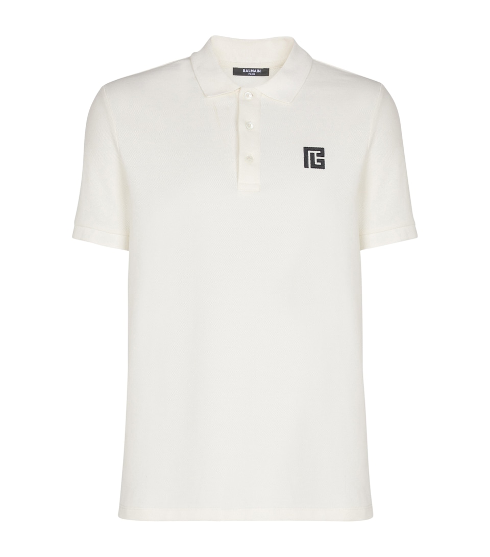 Cotton Monogram Polo Shirt