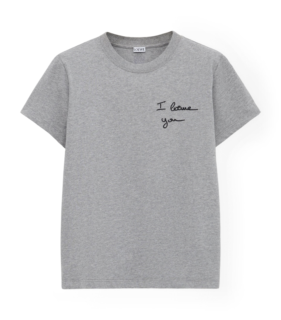 Stretch-Cotton Embroidered T-Shirt
