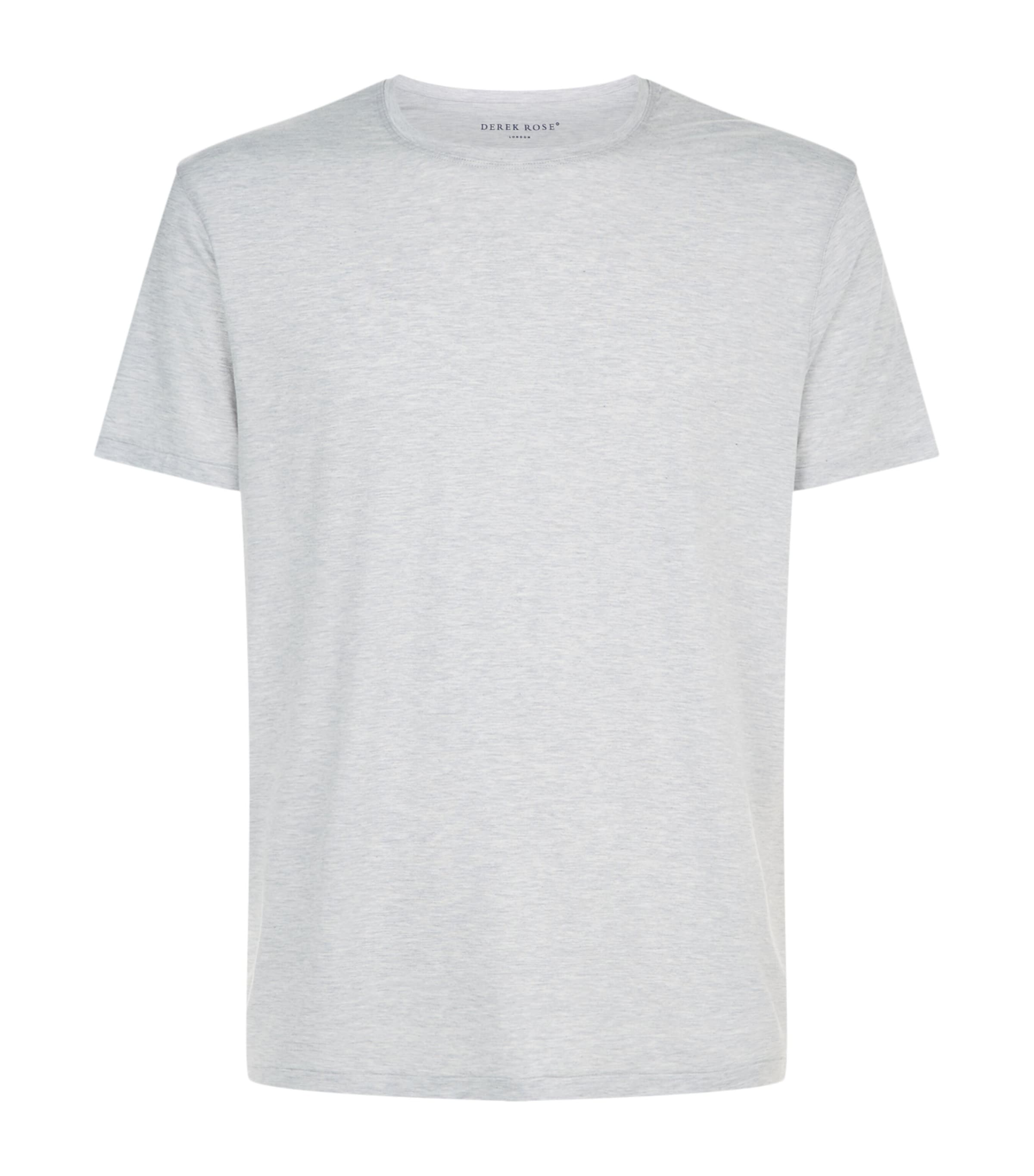 Tシャツ・カットソー GIORGIO ARMANI Biscuit Stretch Viscose Blend T-Shirt Giorgio Armani Biscuit Stretch Viscose Blend T-shirt In