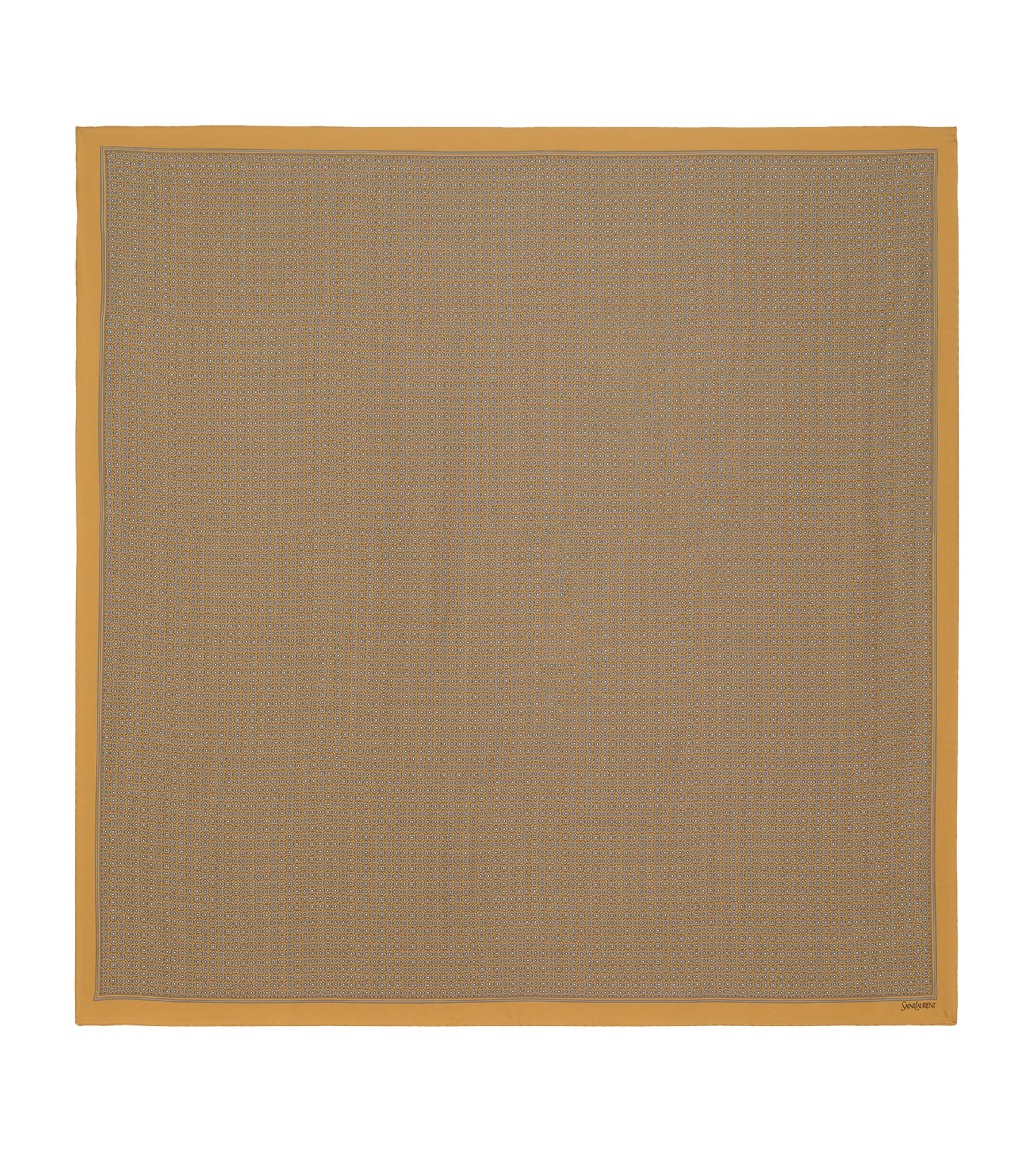 Silk Geometric Print Scarf