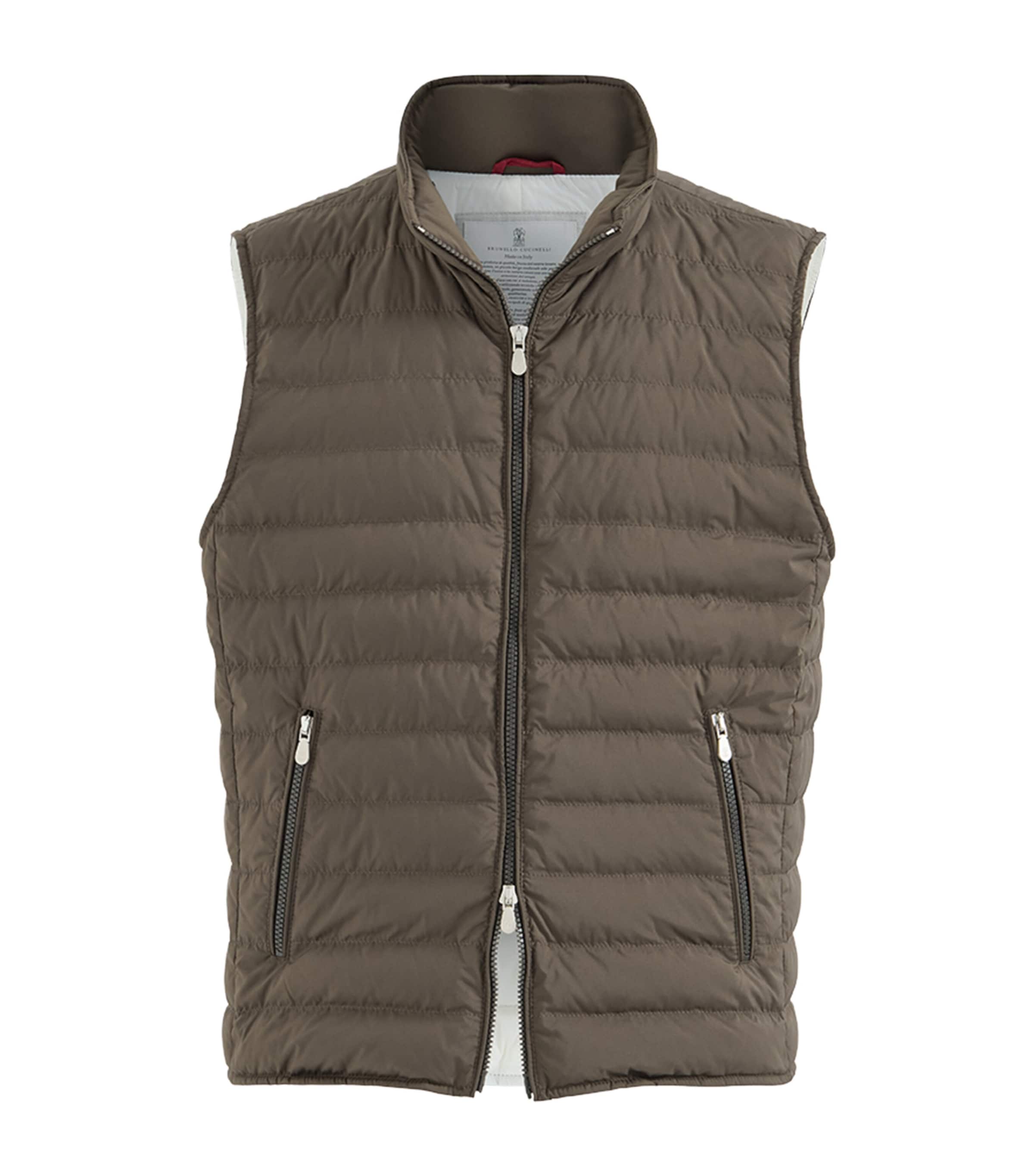Brunello Cucinelli Mens Down Gilet