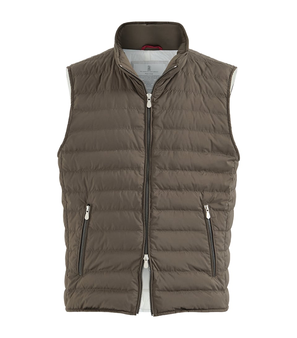 Brunello Cucinelli Mens Down Gilet