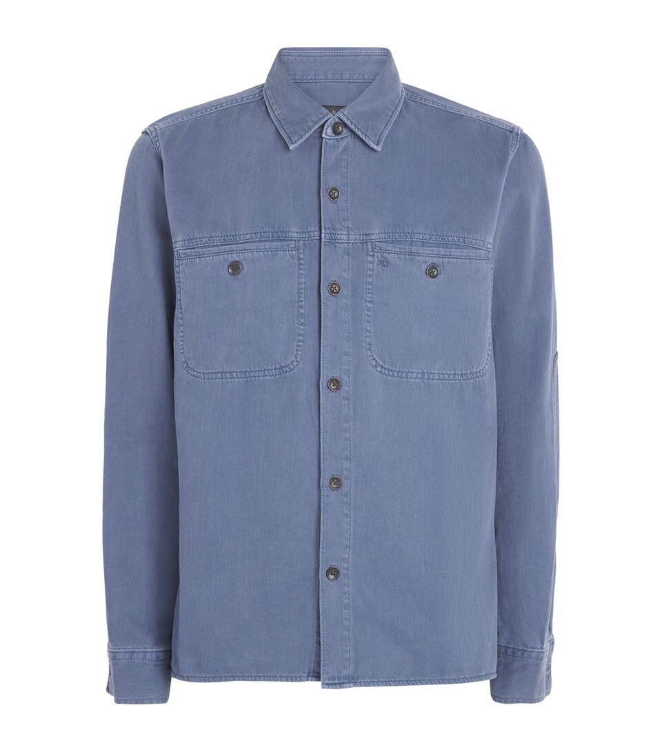 Rag & Bone Mens Workwear Denim Shirt Wrnid