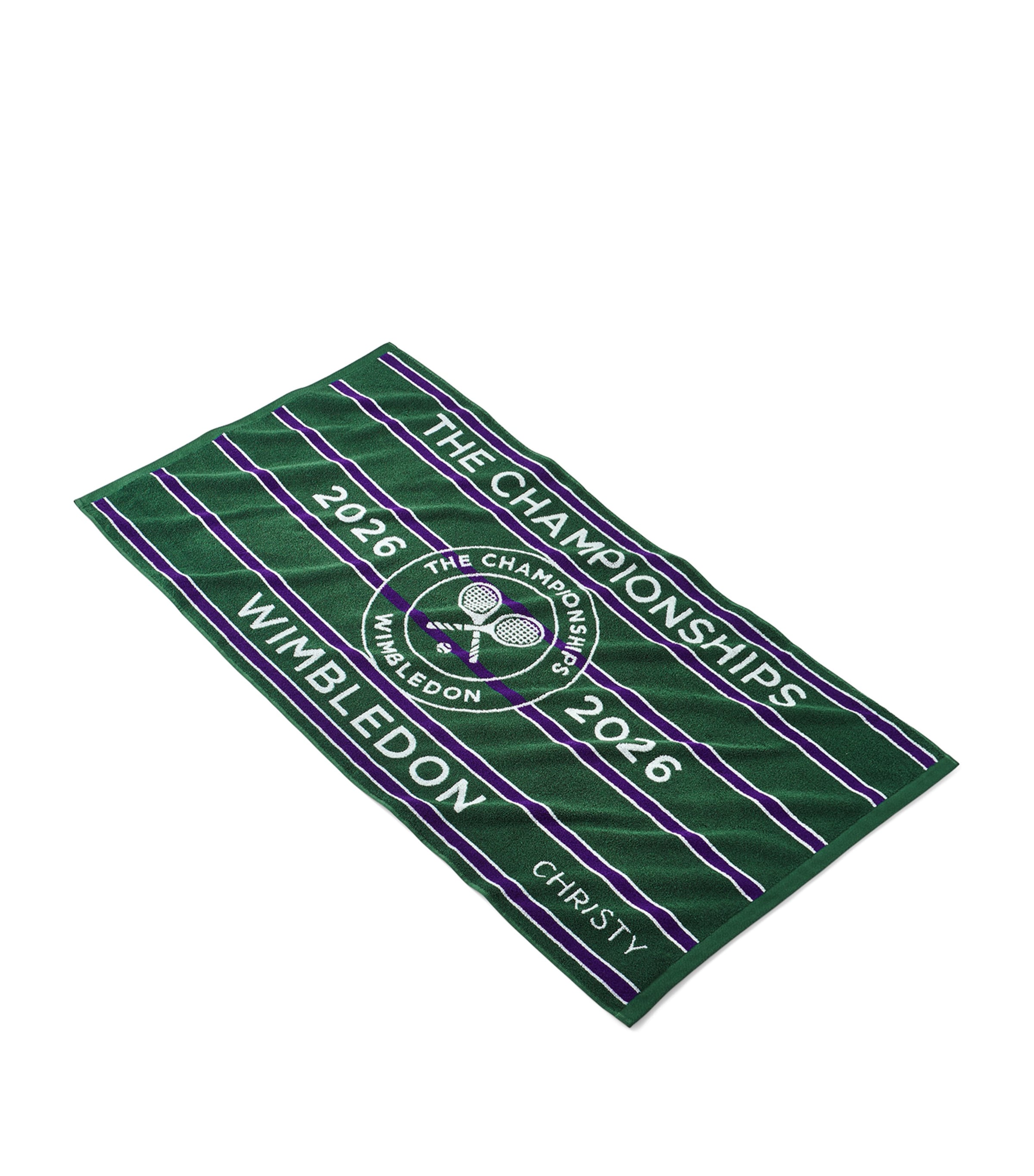 Christy x Wimbledon Championship 2026 Bath Towel Green / Purple