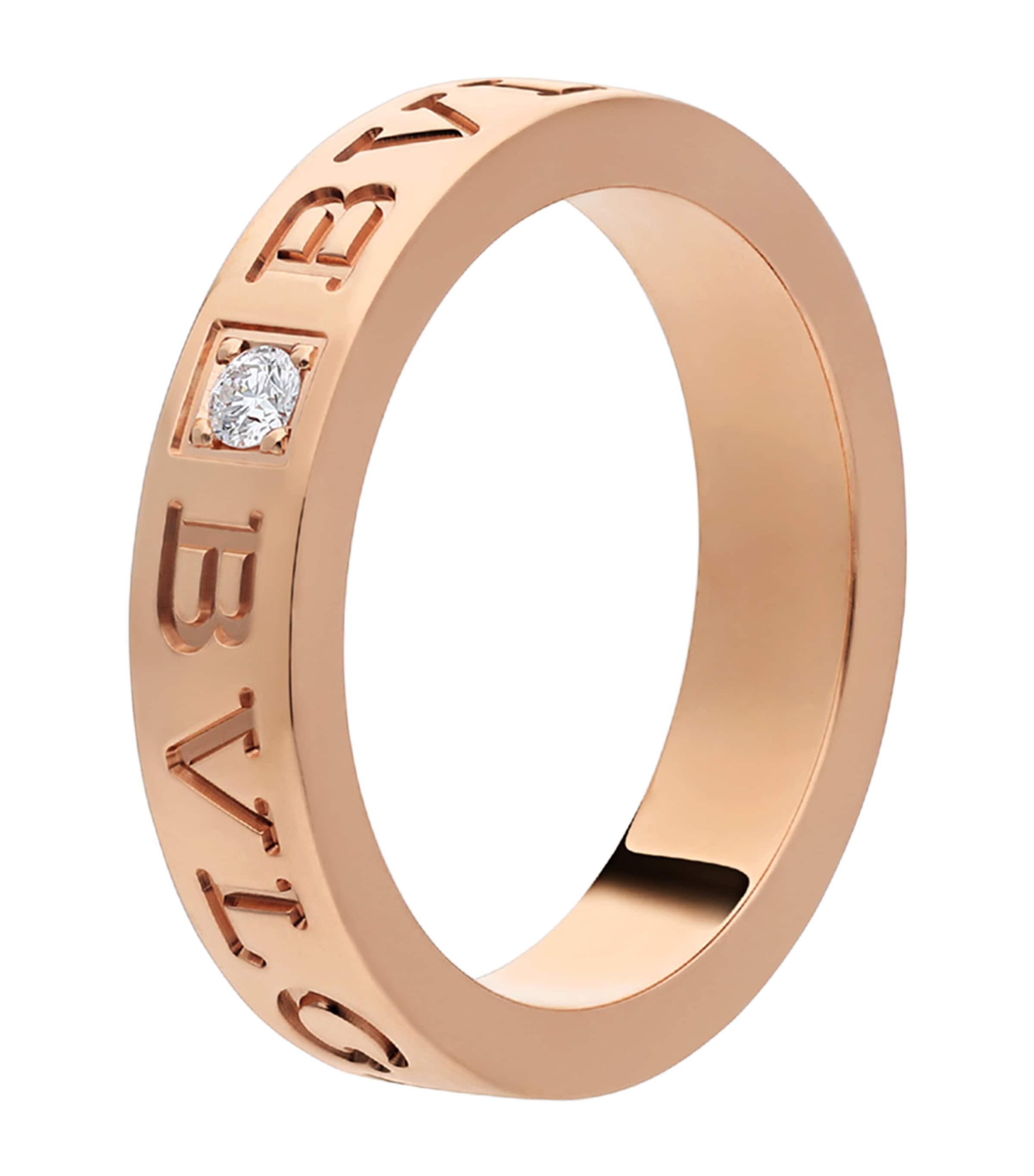 Rose Gold and Diamond B.zero1 Ring