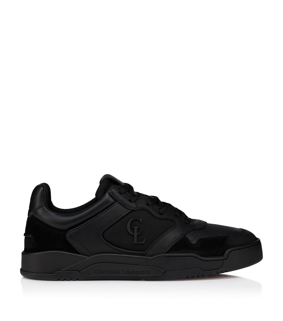 Christian Louboutin Bsktball 1 Retero Leather Trainers