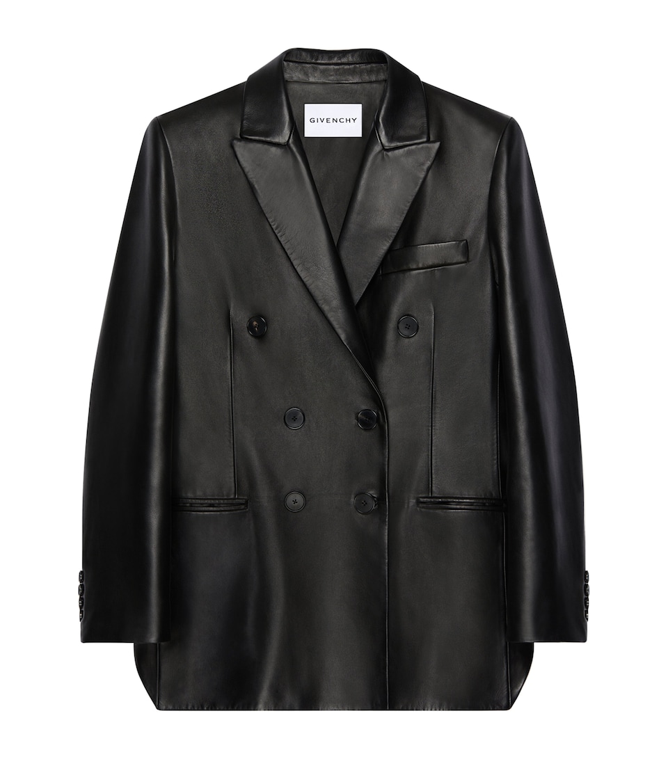 Givenchy Womens Leather Jacket Black