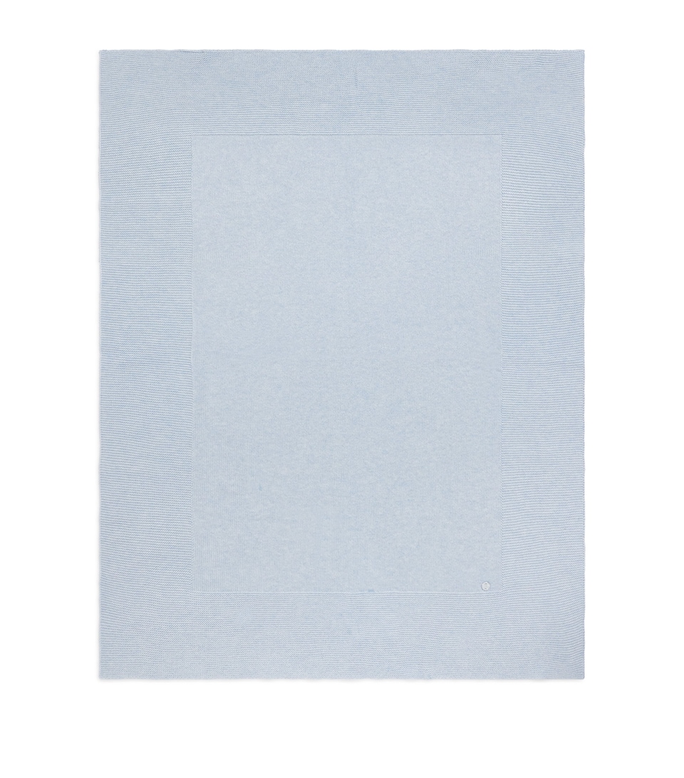 Paz Rodriguez Knitted Blanket (73cm x 98cm) Chalk Blue