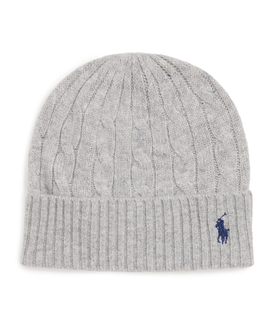 Wool-Cashmere Polo Pony Beanie