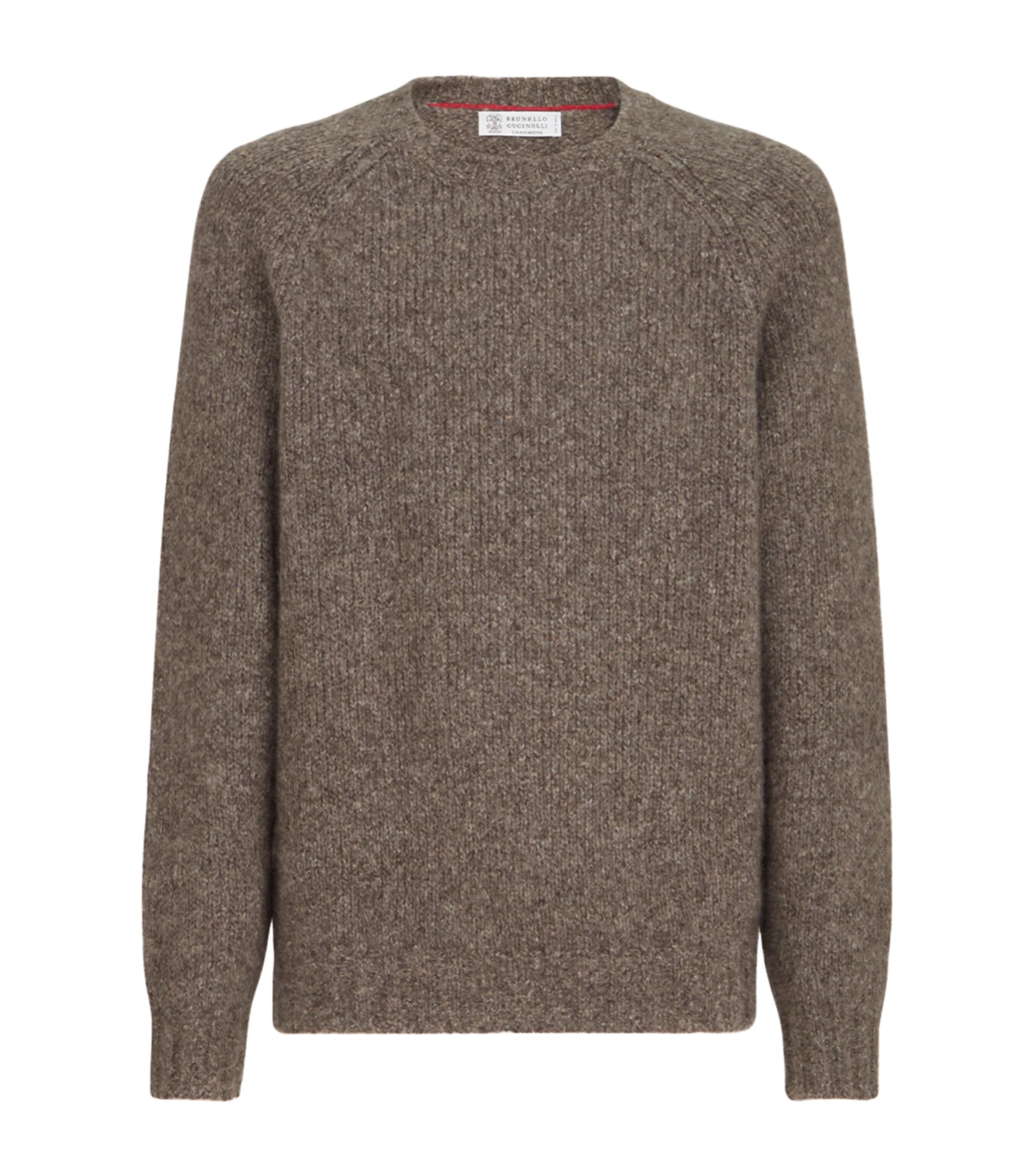Brunello Cucinelli Mens Cashmere-Silk Sweater