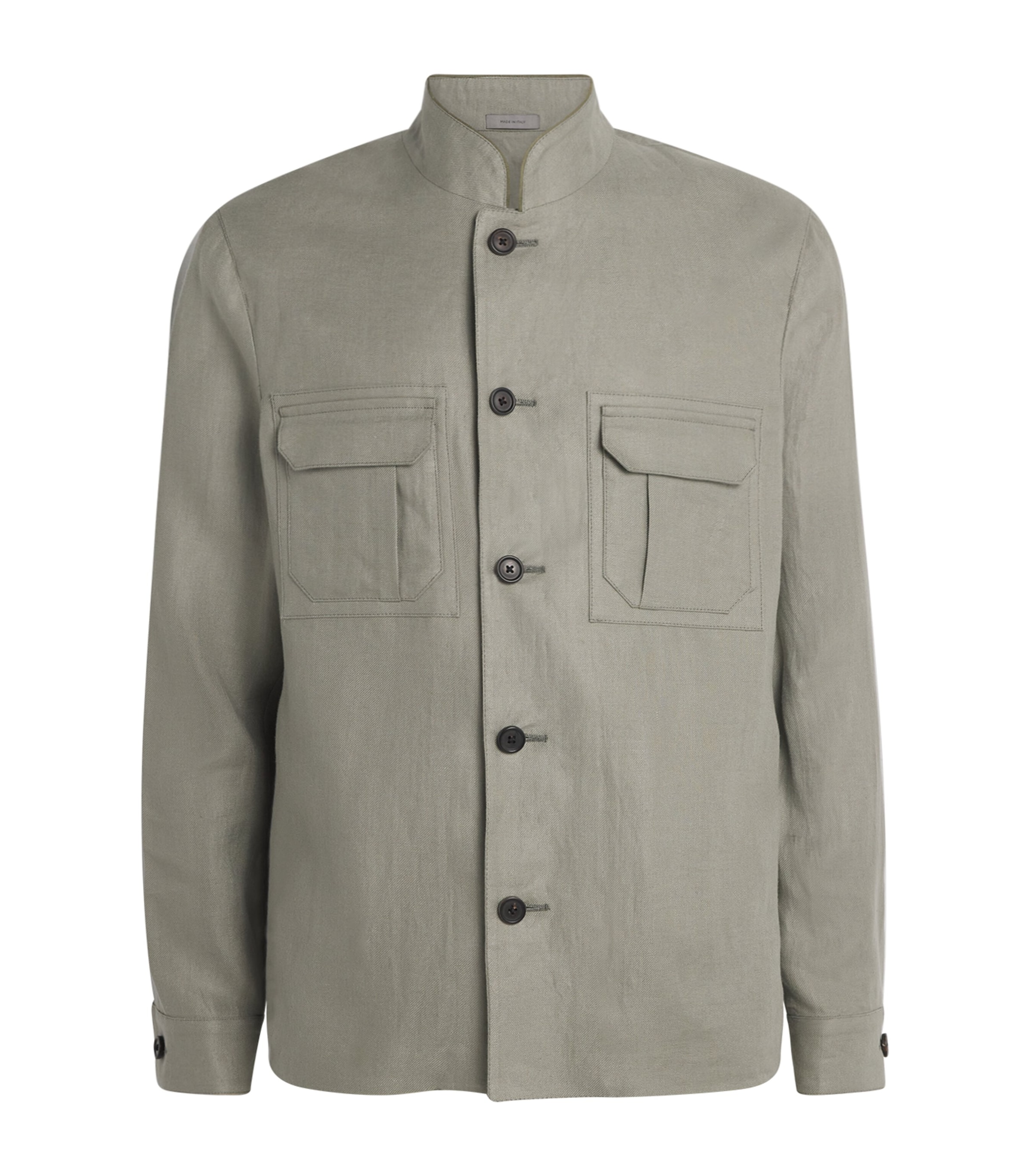 Pocket-Detail Overshirt