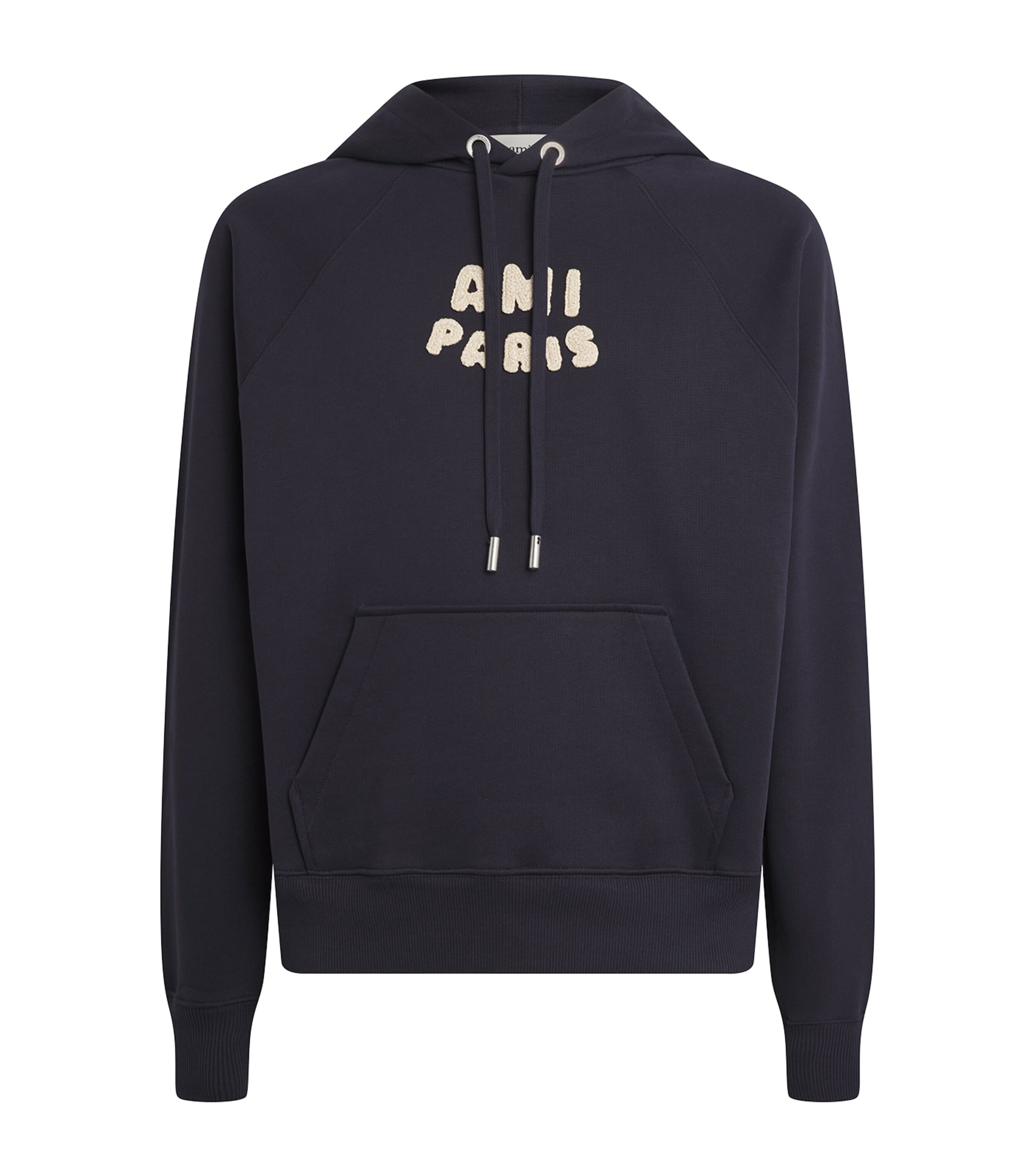 AMI Paris ロゴ ニットパーカー | ホワイト | FARFETCH JP