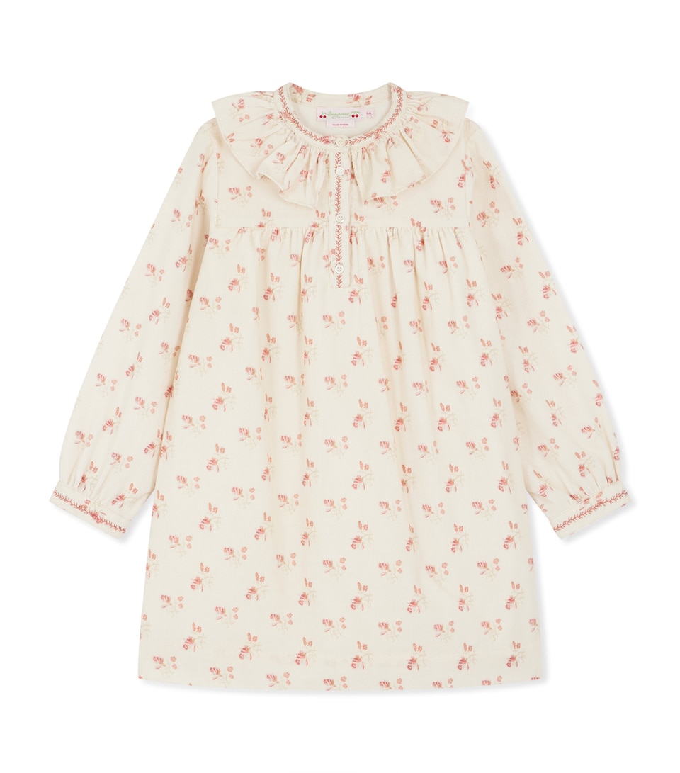 Corduroy Printed Dress (4-8 Years)