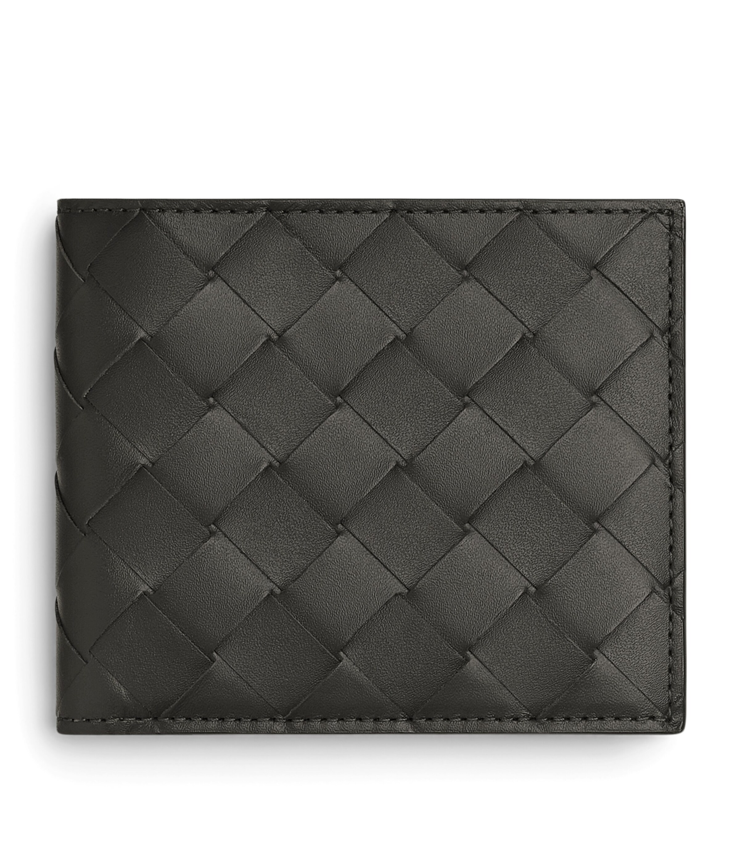 Leather Intrecciato Bifold Wallet