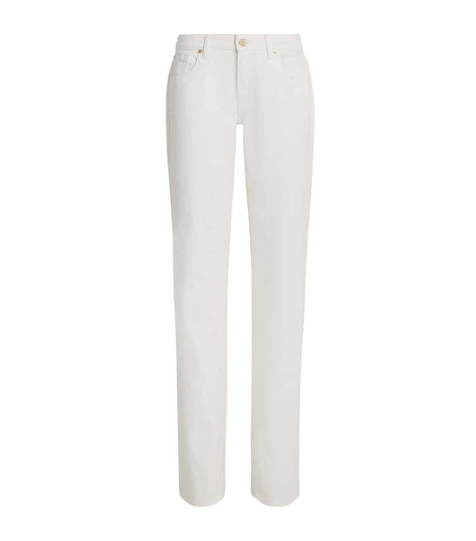 Comfort Fabric Low Straight Jeans