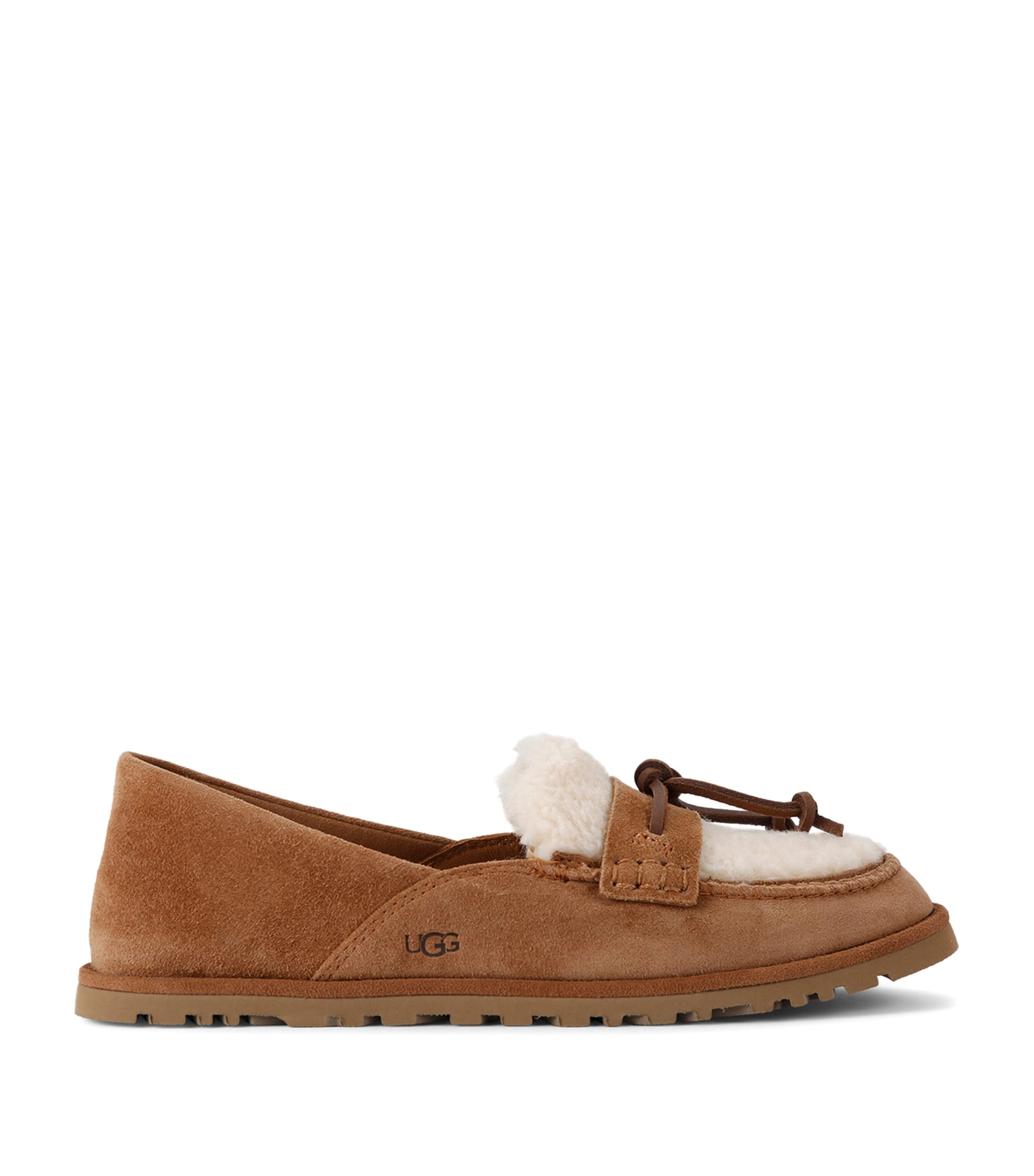 UGG Suede Zora Loafers Tan Comb