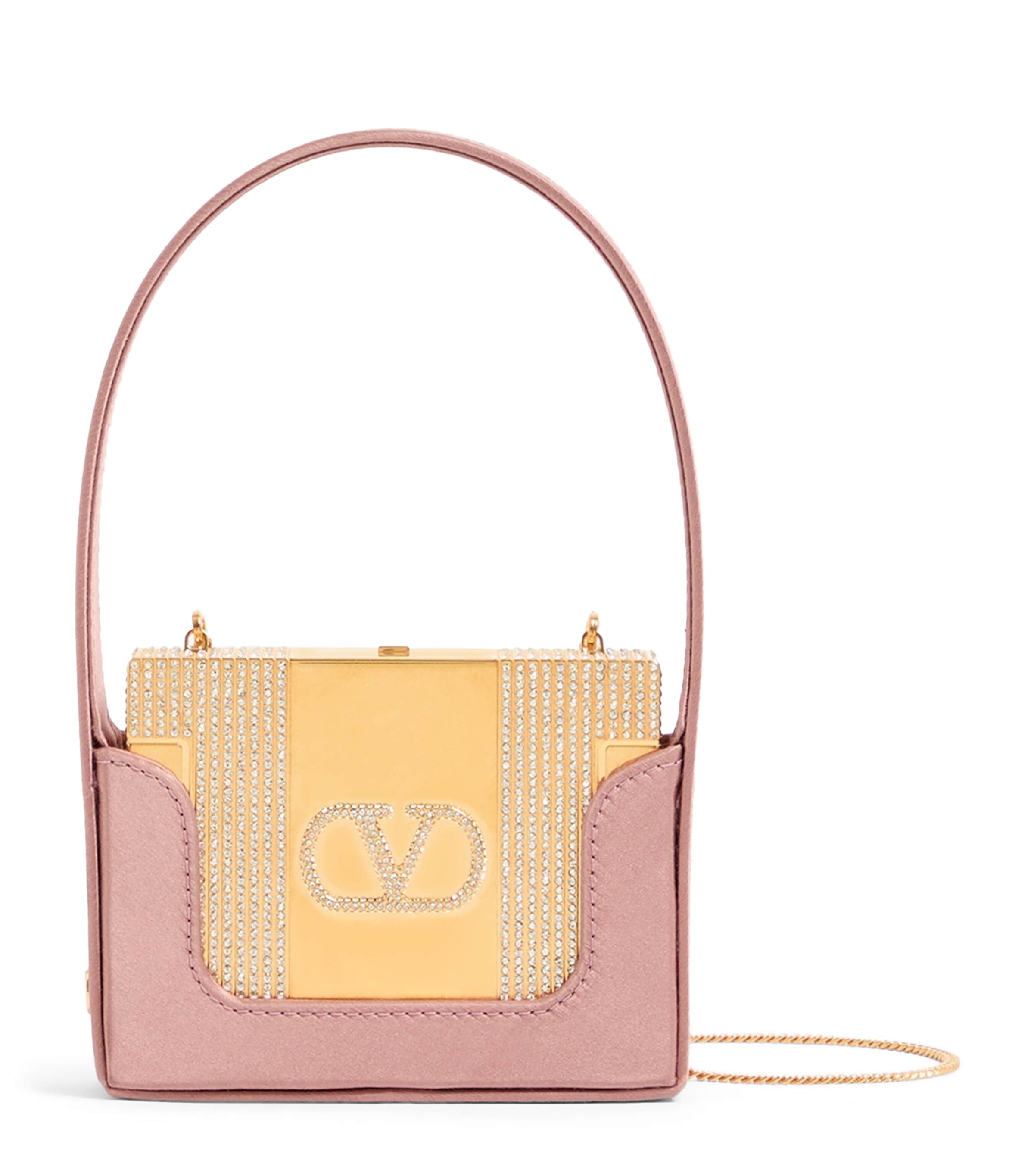 Valentino Garavani Mini Metal Minaudiere Top Handle Bag