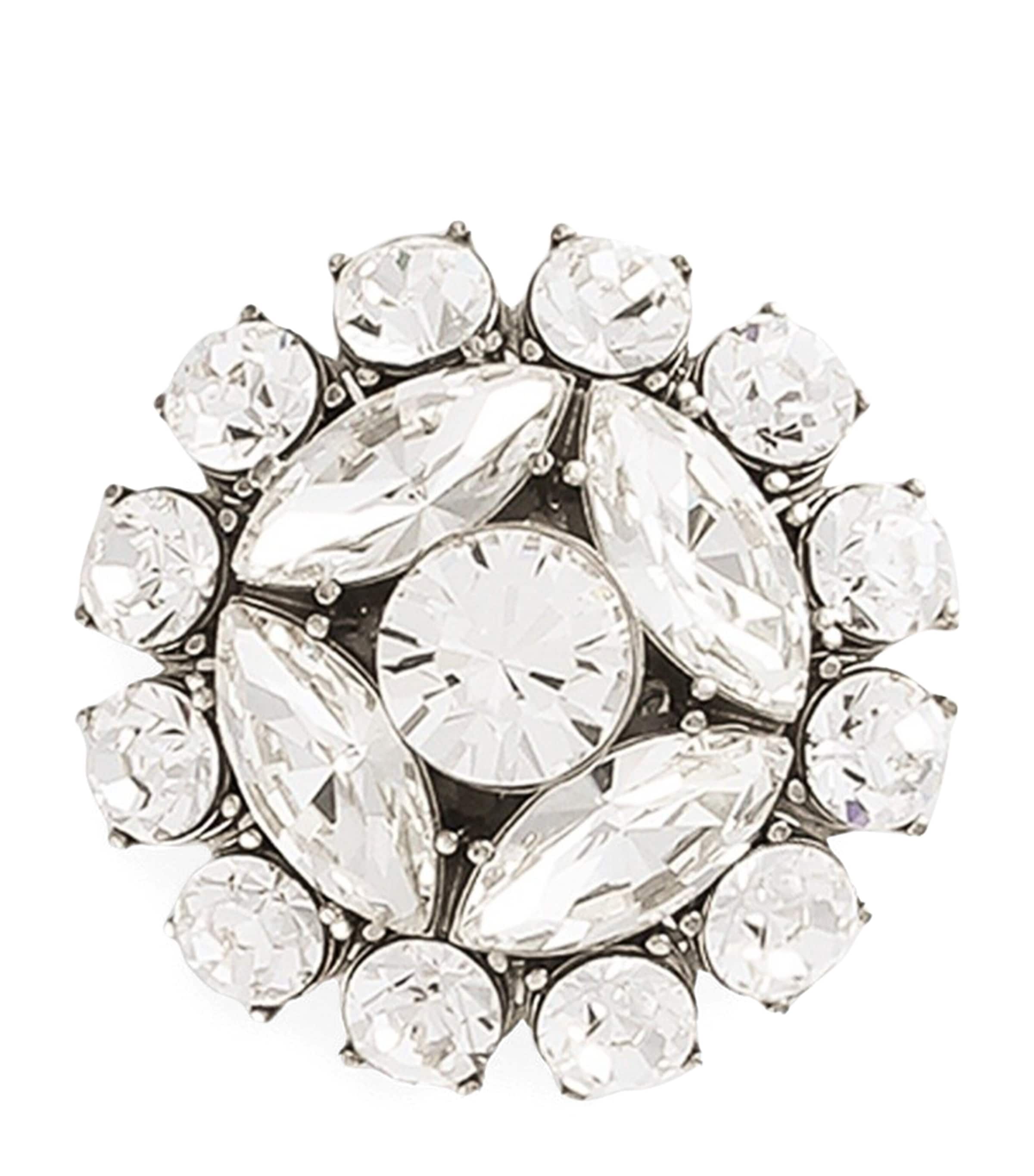 Dolce&Gabbana Glass Bead Brooch Silver/palladi