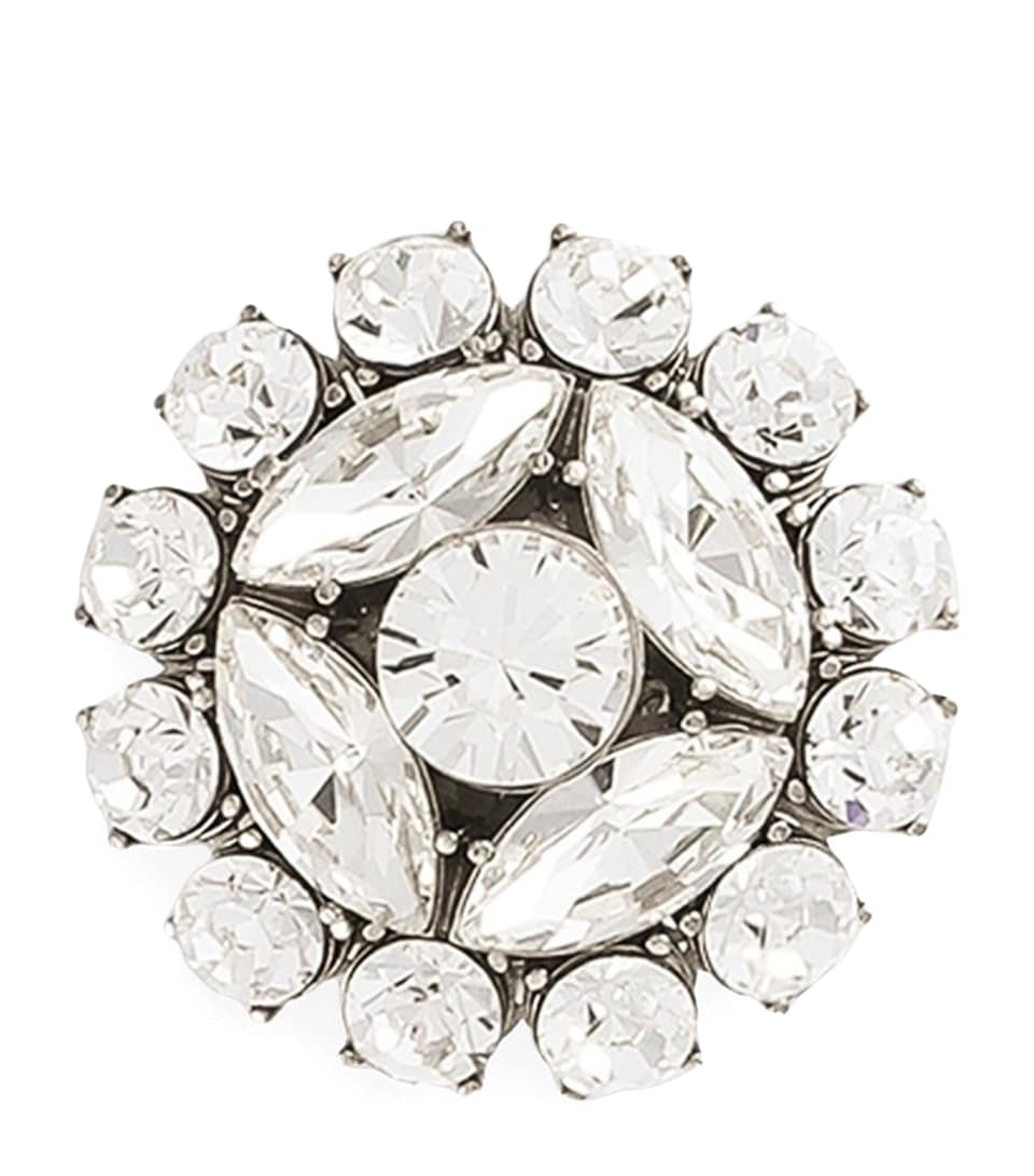 Dolce&Gabbana Glass Bead Brooch Silver/palladi