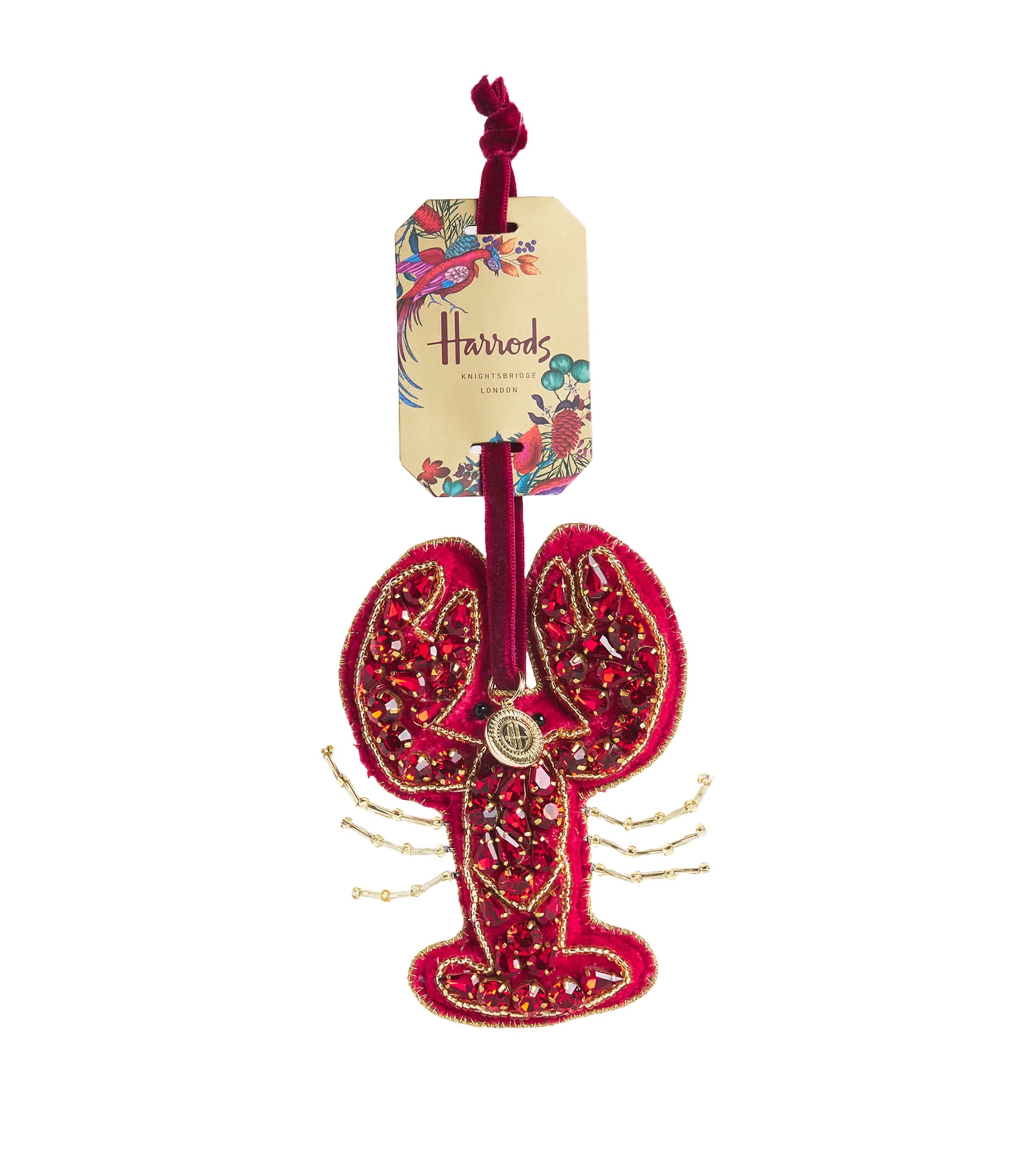 Harrods Jewelled Lobster Tree Decoration