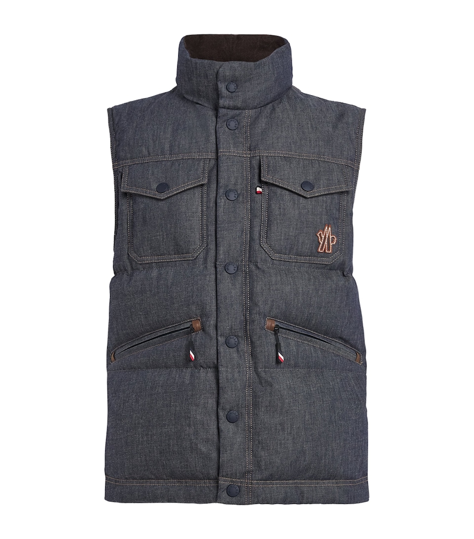 Down Grenoble Krachan Denim Gilet