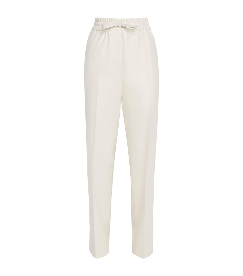 Cashmere Wide-Leg Sweatpants