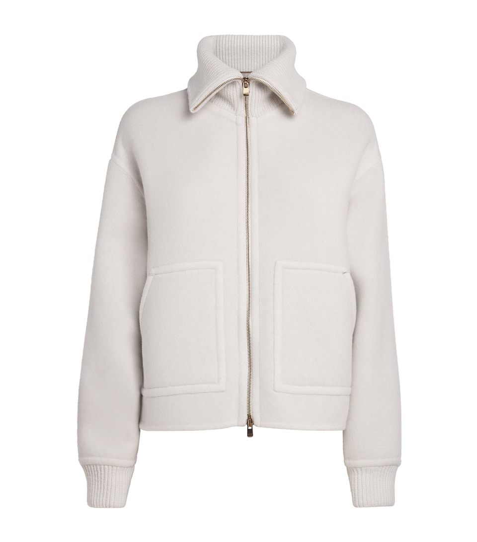 Cashmere Bomber Jacket