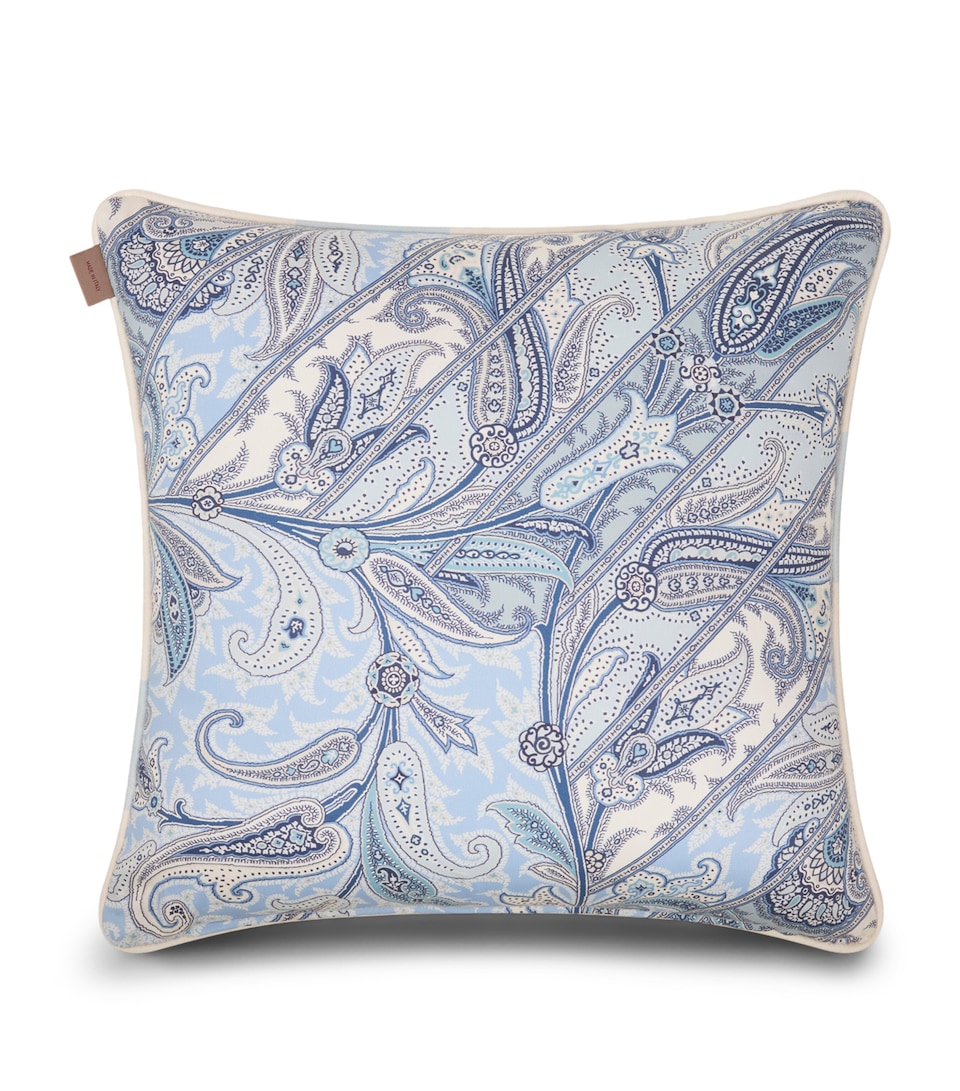 Etro Cotton Satin Yaara Cushion (45cm x 45cm) Print Pale Blue Base
