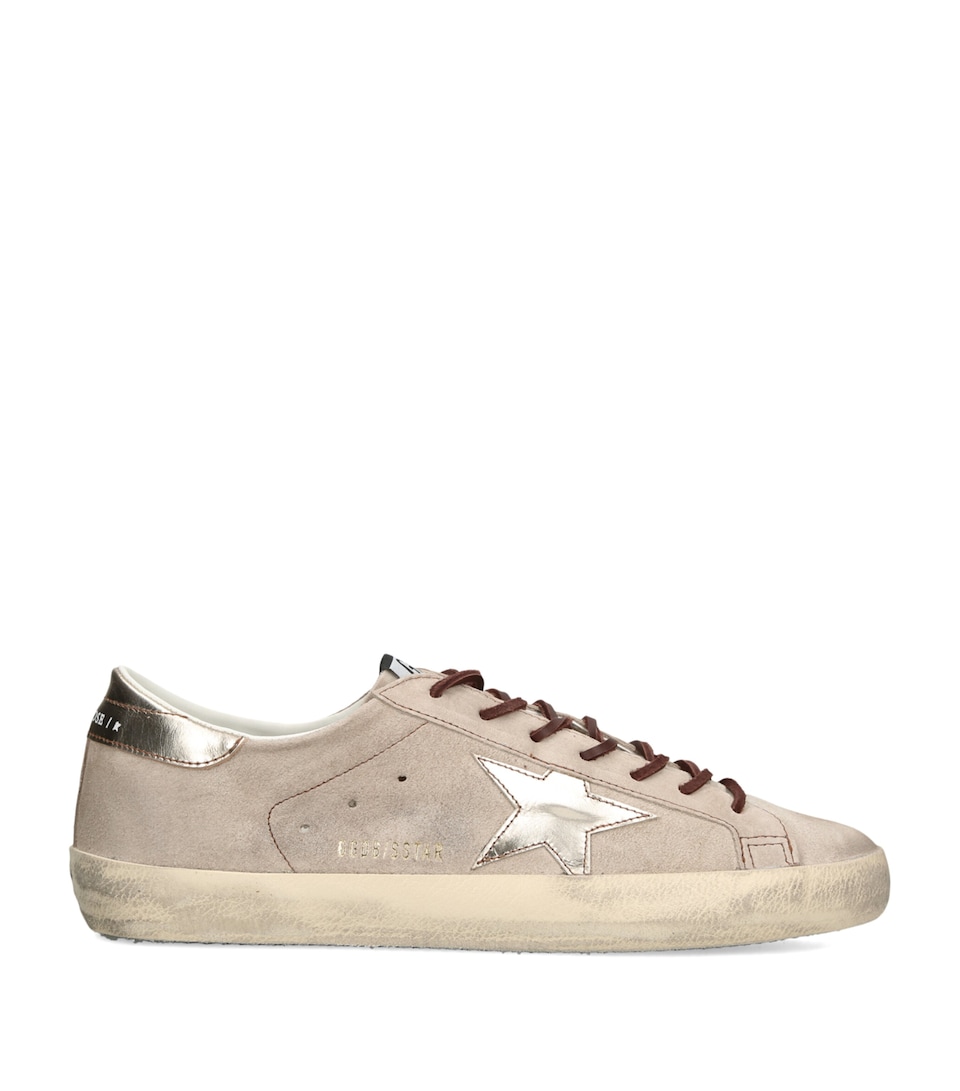 Golden Goose Suede Super-Star Sneakers Beige Oth
